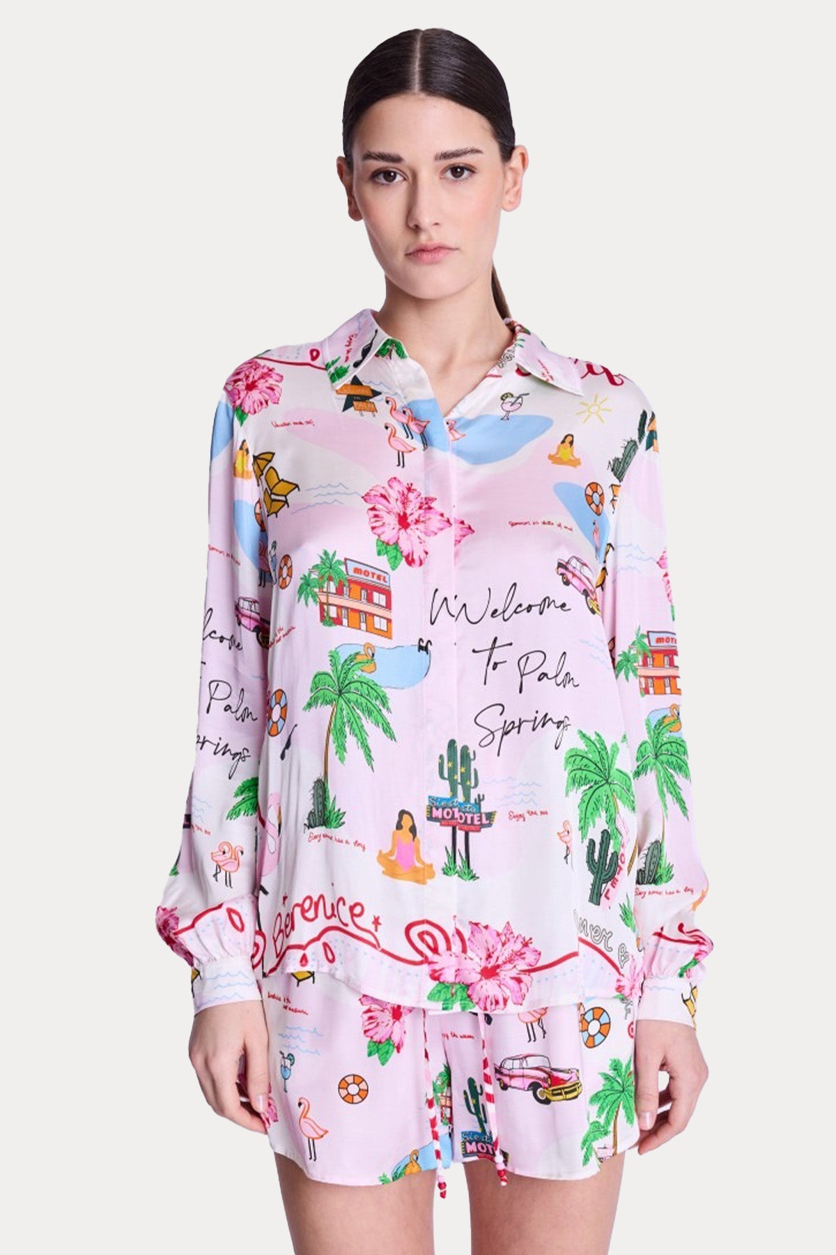 Berenice Calia Regular Fit Desenli Gömlek