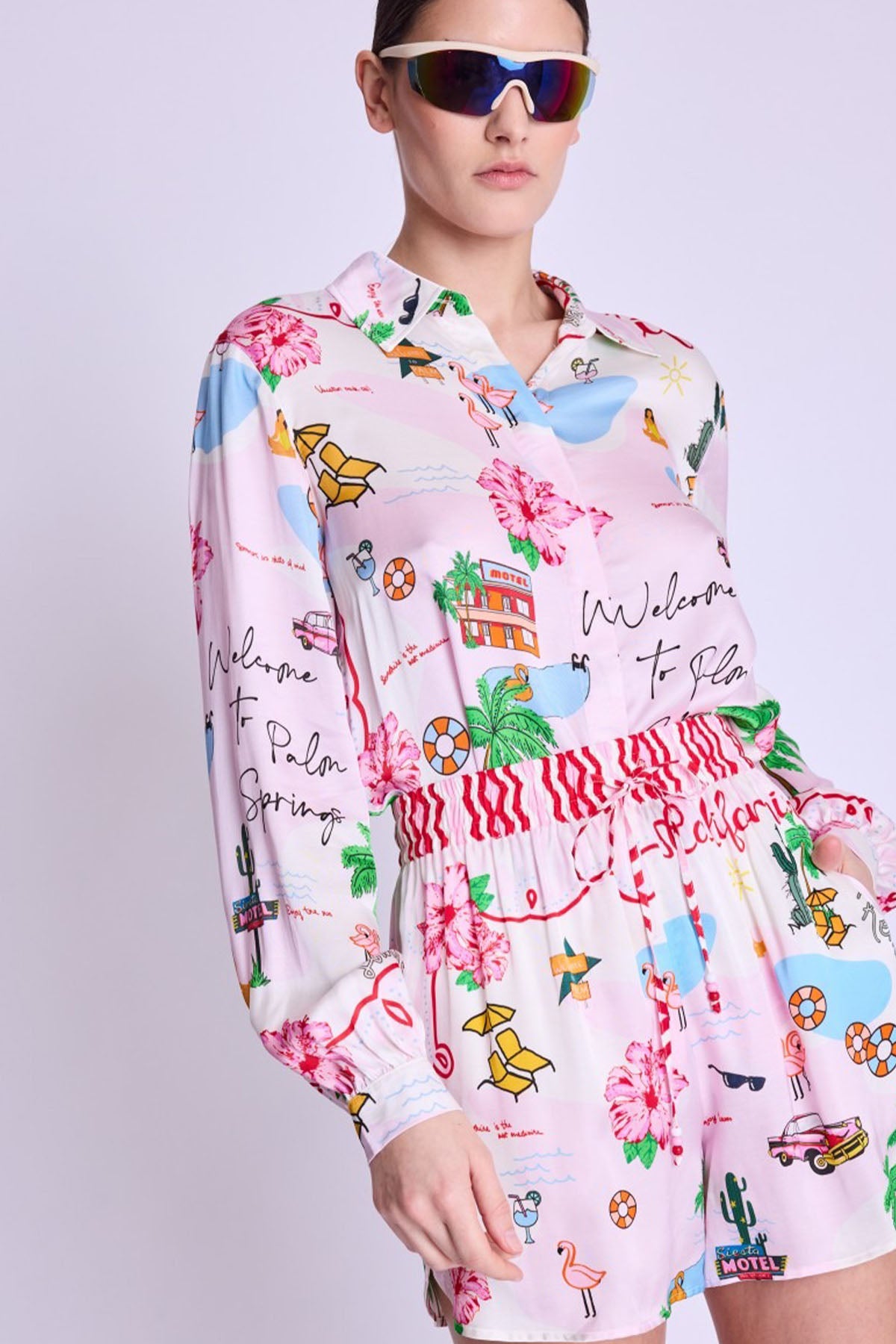 Berenice Calia Regular Fit Desenli Gömlek