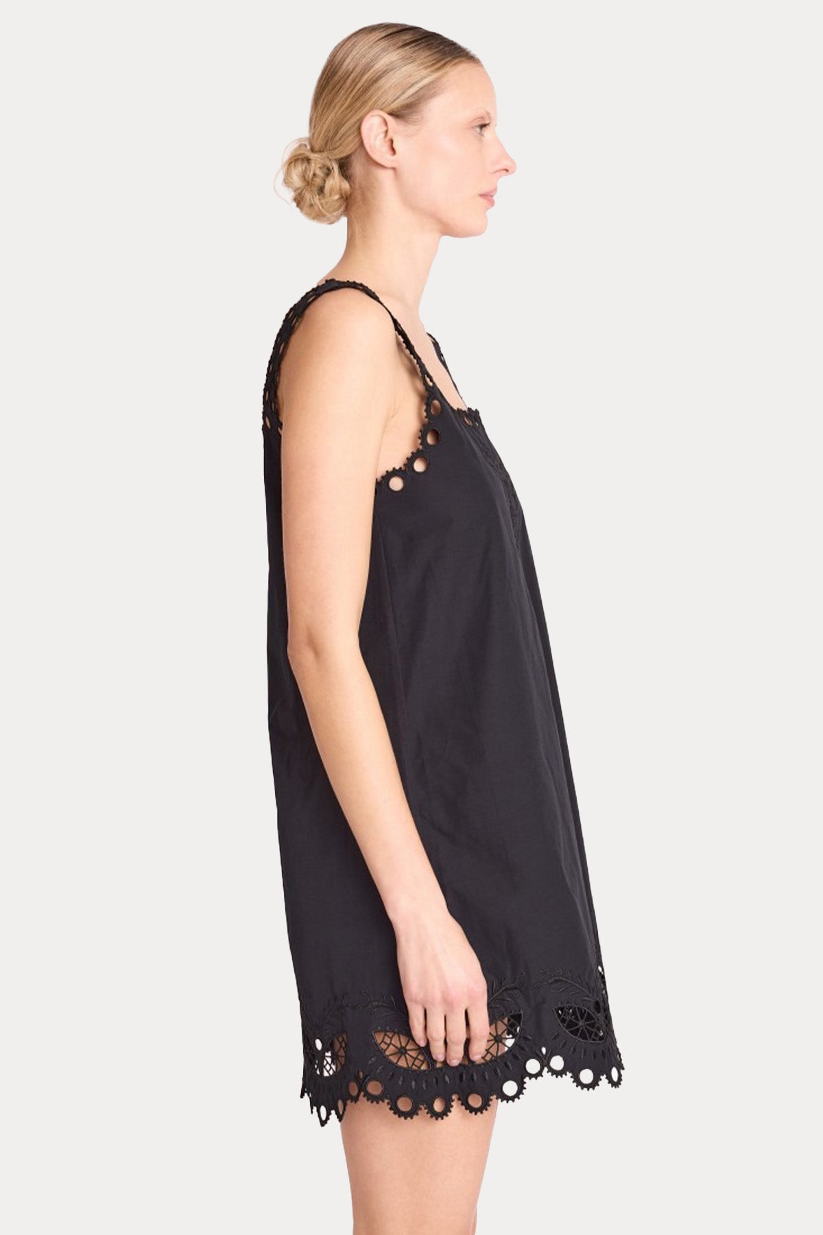 Berenice Rizy Dantel Nakışlı Mini Elbise