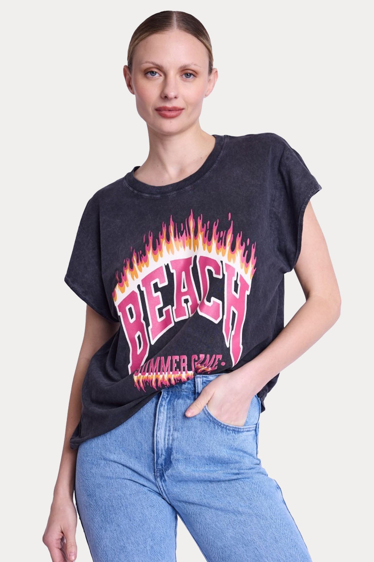 Berenice Eflam Beach Logolu T-shirt
