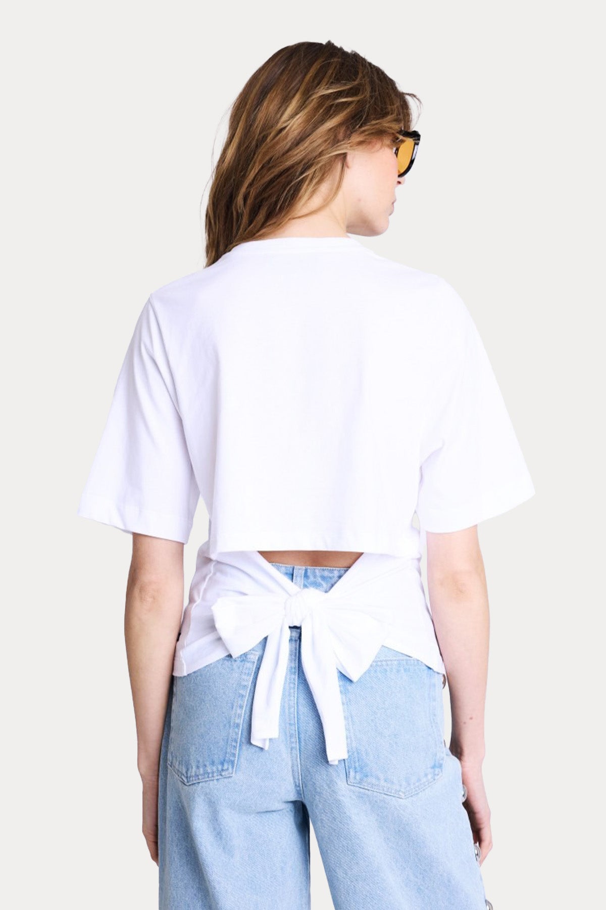 Berenice Eunoe Sırtta Kurdele Detaylı Yuvarlak Yaka T-shirt
