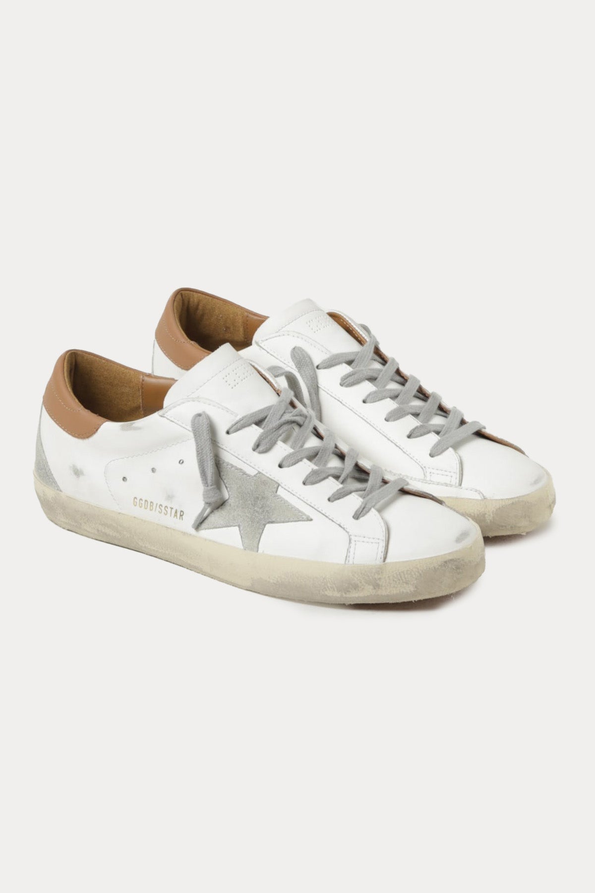Golden Goose Super-Star Deri Sneaker Ayakkabı-Ayakkabı-Libas