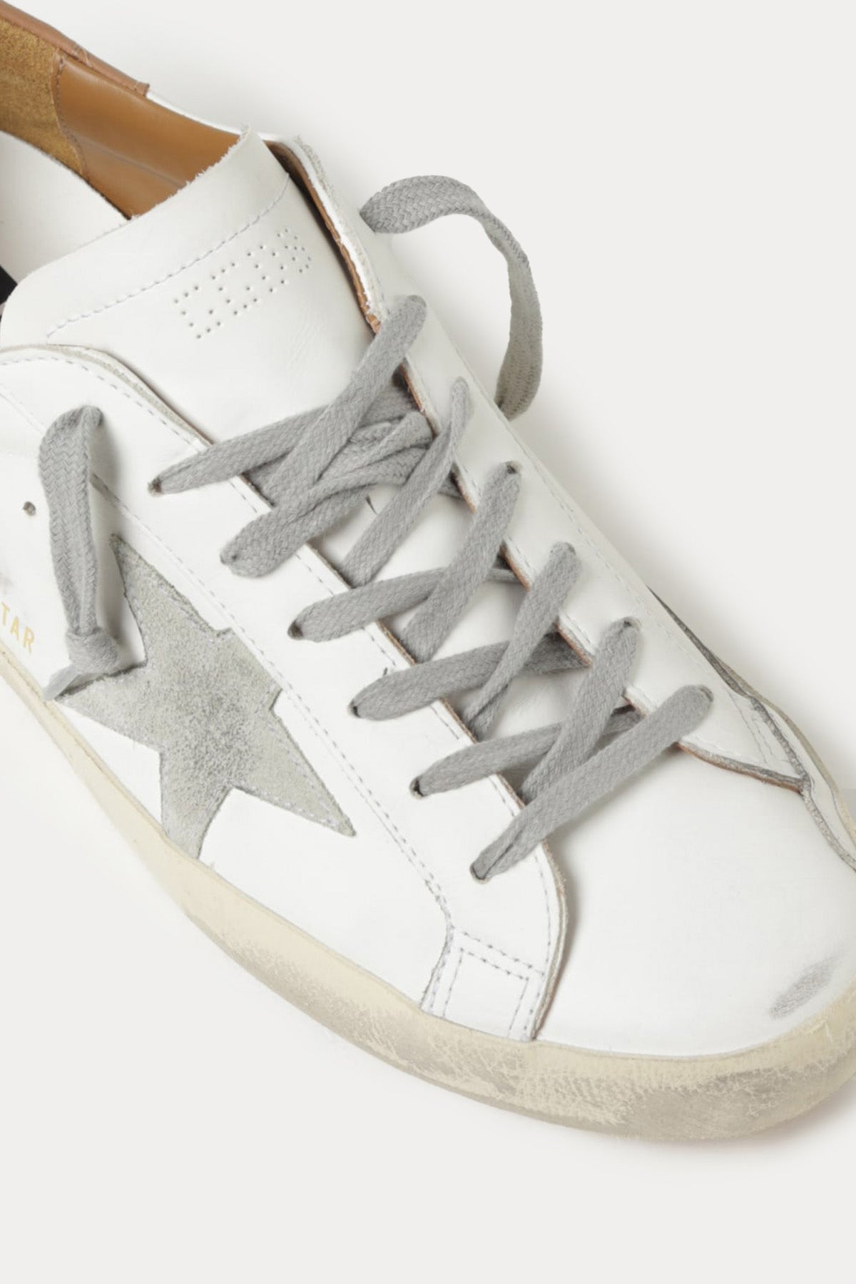 Golden Goose Super-Star Deri Sneaker Ayakkabı-Ayakkabı-Libas