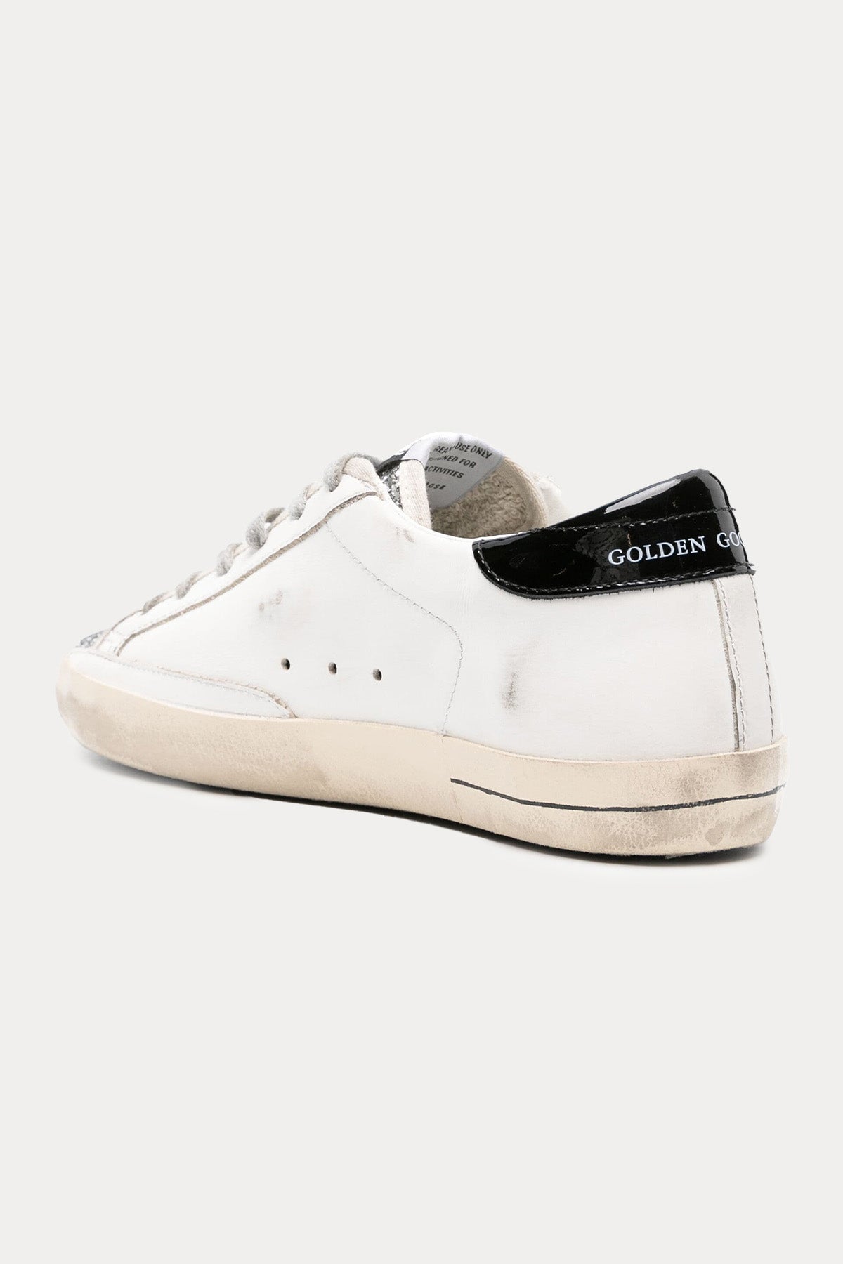 Golden Goose Super-Star Payetli Deri Sneaker Ayakkabı