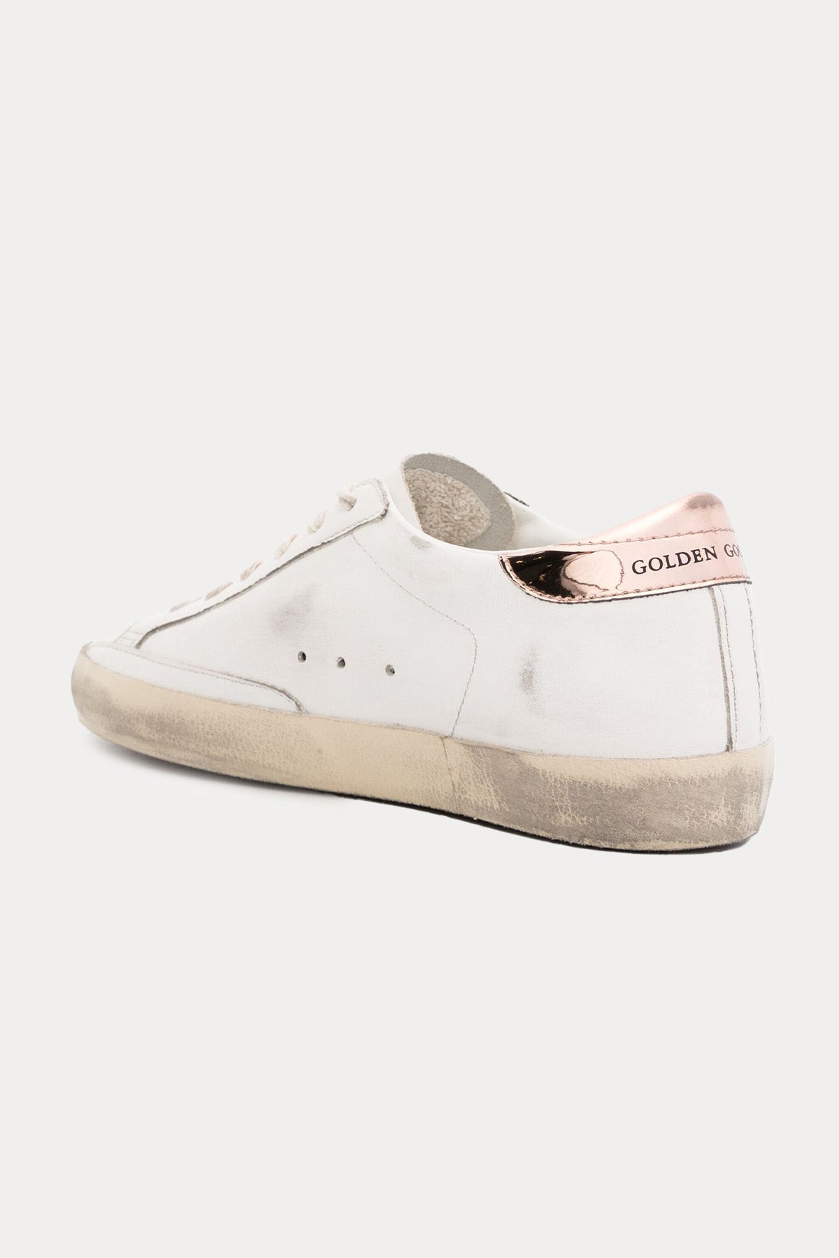 Golden Goose Super-Star Payetli Deri Sneaker Ayakkabı-Ayakkabı-Libas