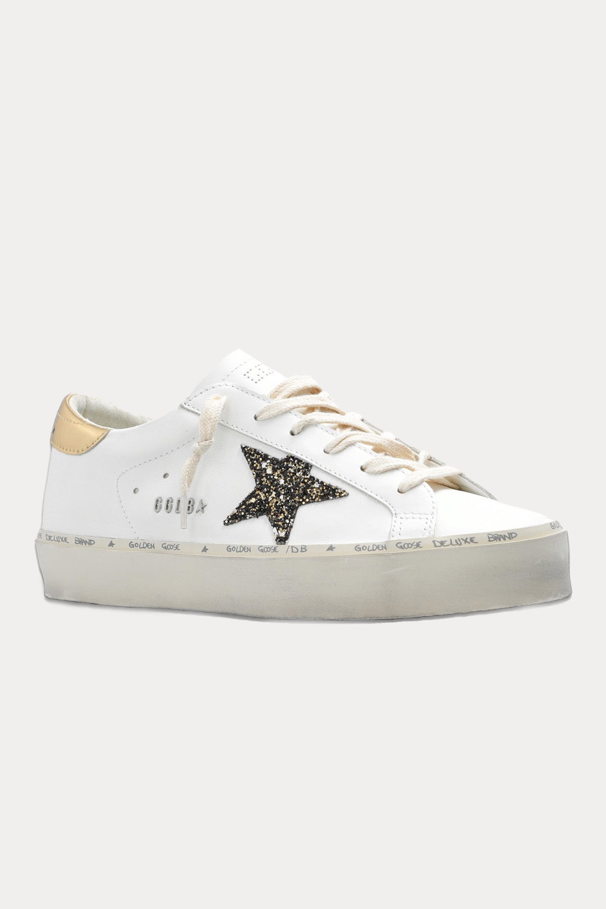 Golden Goose Hi-Star Payetli Deri Sneaker Ayakkabı