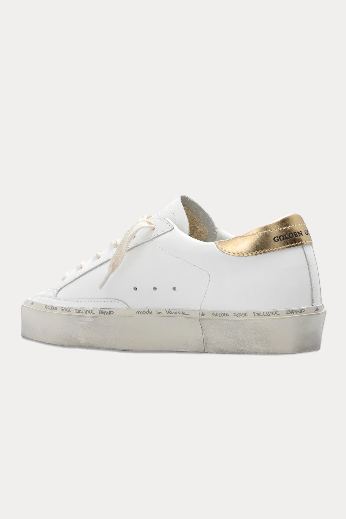 Golden Goose Hi-Star Payetli Deri Sneaker Ayakkabı