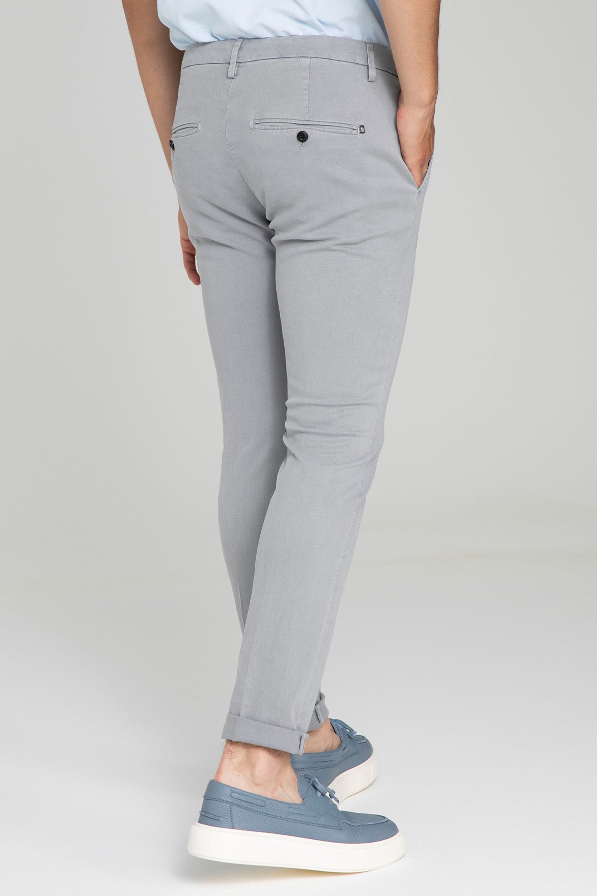 Dondup Slim Fit Yandan Cepli Pantolon-Pantolon-Libas