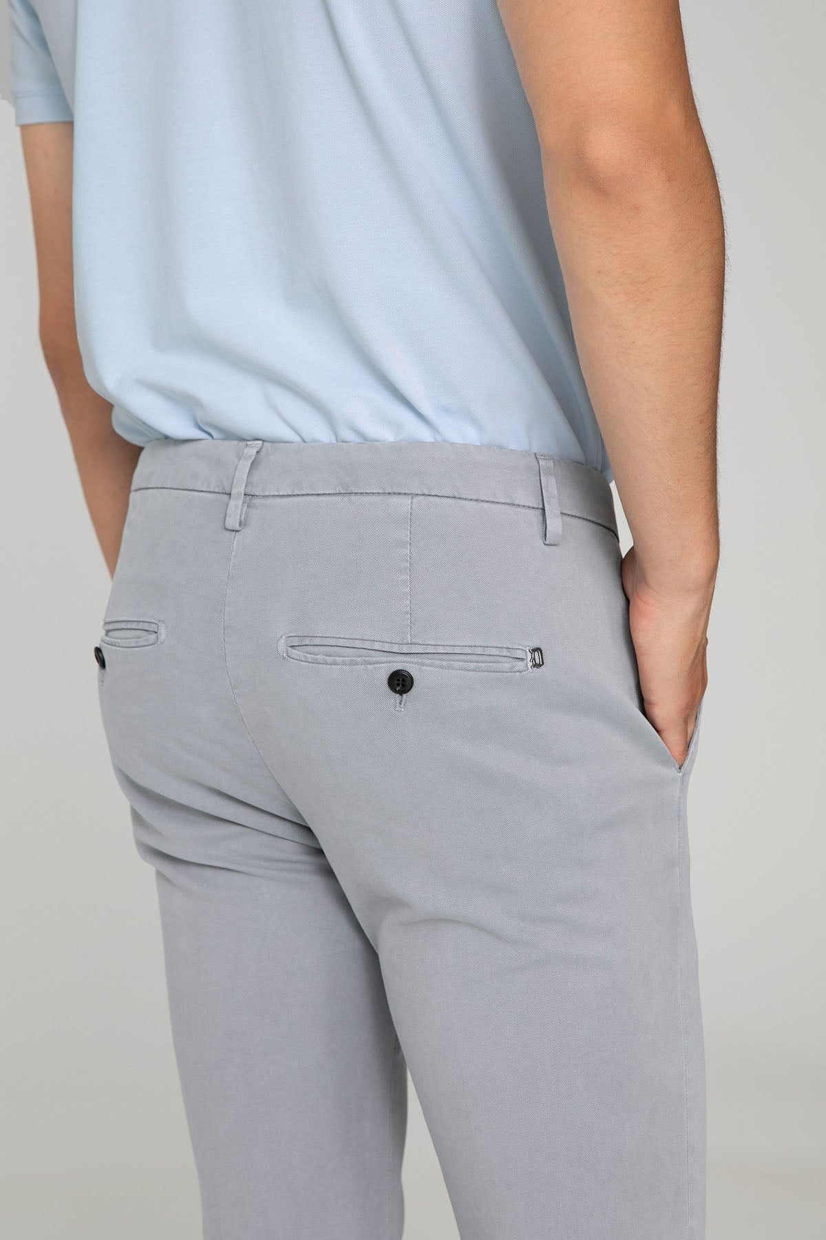 Dondup Slim Fit Yandan Cepli Pantolon-Pantolon-Libas