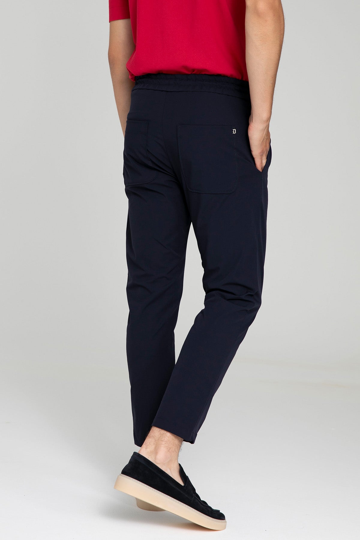 Dondup Beli Lastikli Streç Jogger Pantolon-Pantolon-Libas
