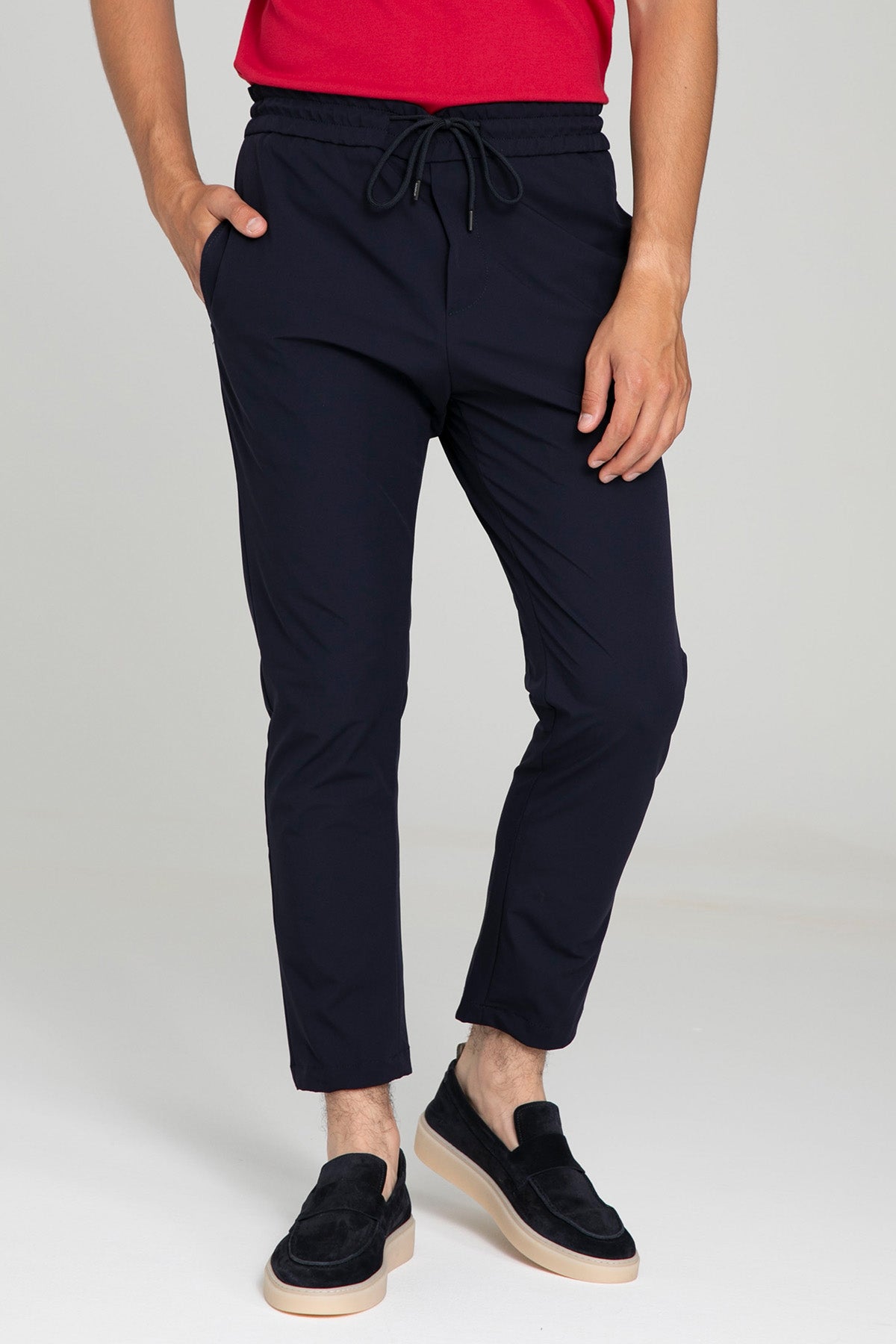 Dondup Beli Lastikli Streç Jogger Pantolon