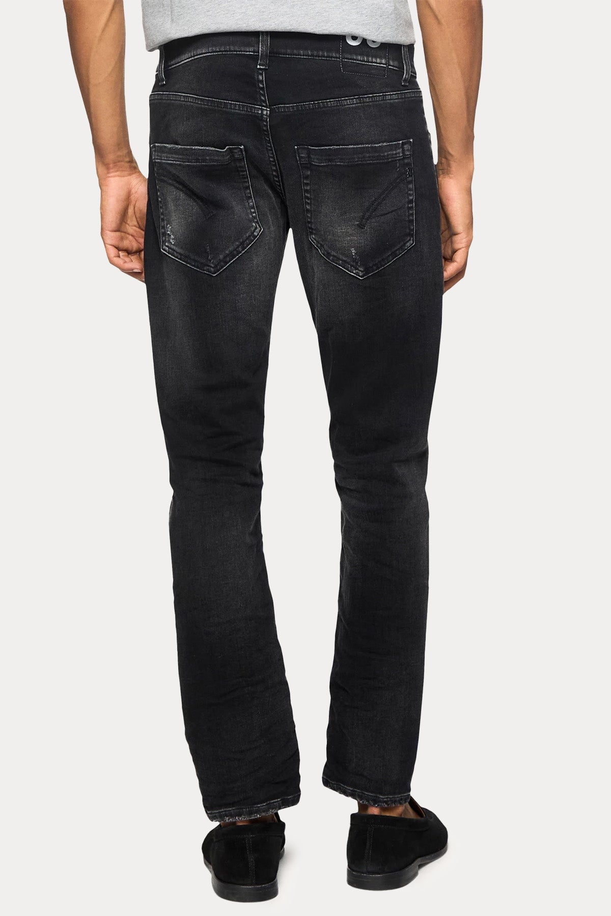 Dondup Mius Slim Fit Yıkamalı Streç Jeans-Jeans-Libas