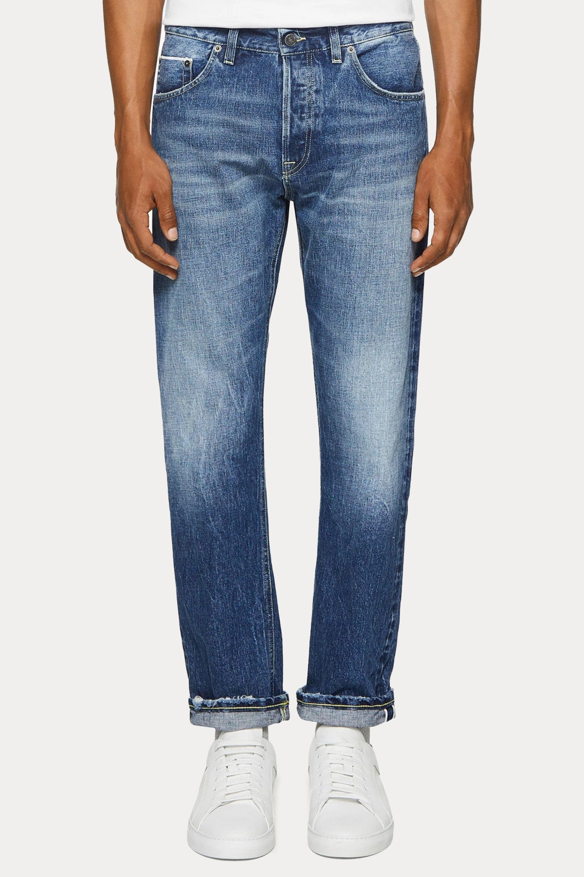 Dondup Icon Regular Fit Japanese Selvedge Jeans