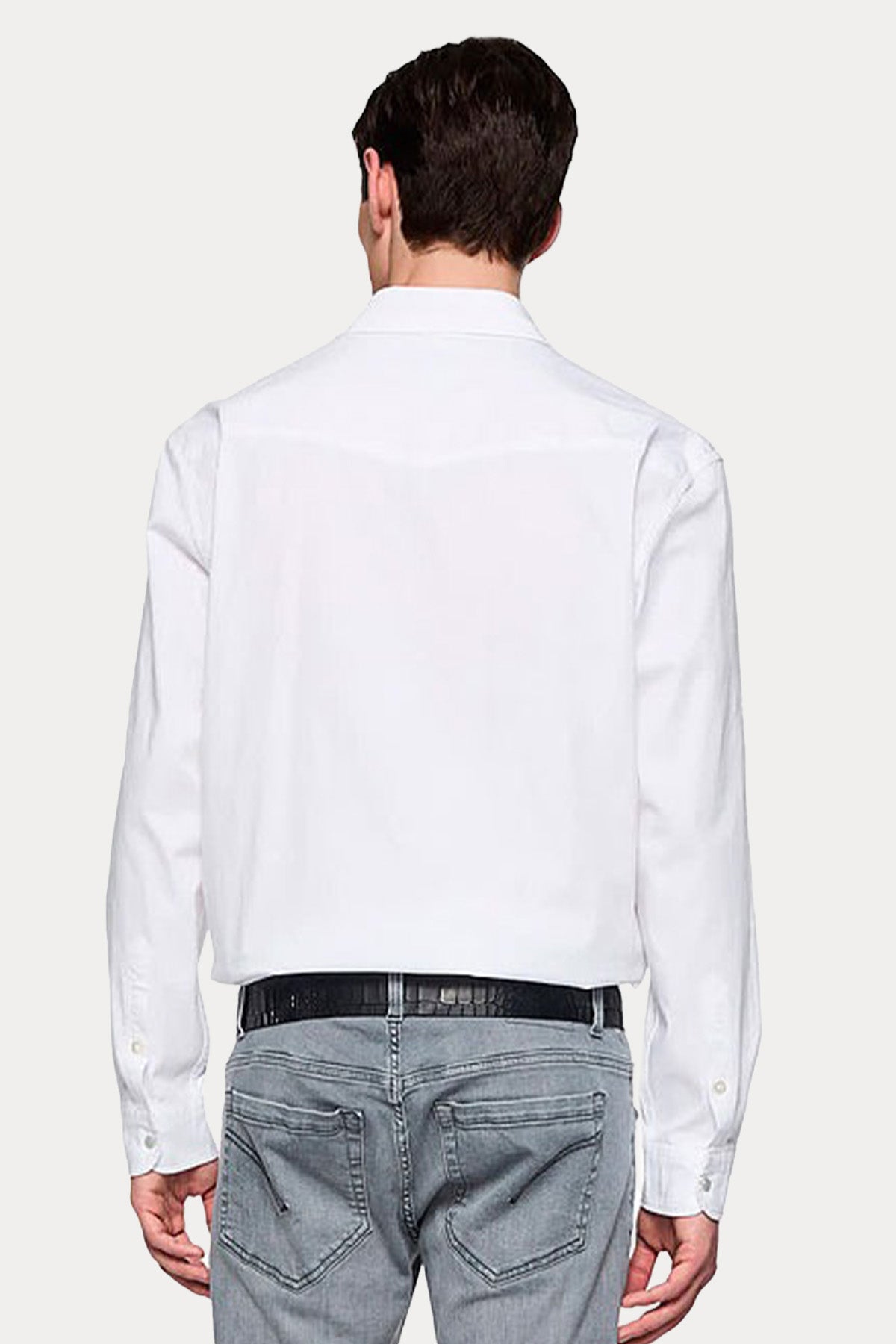 Dondup Regular Fit Cepli Denim Gömlek-Gömlek-Libas