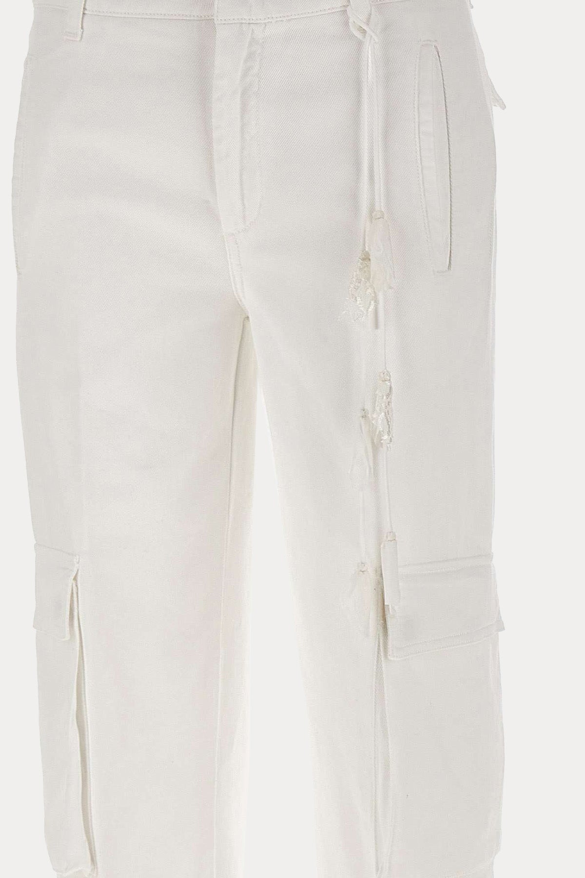 Dondup Paçası Büzgülü Kargo Cepli Jeans