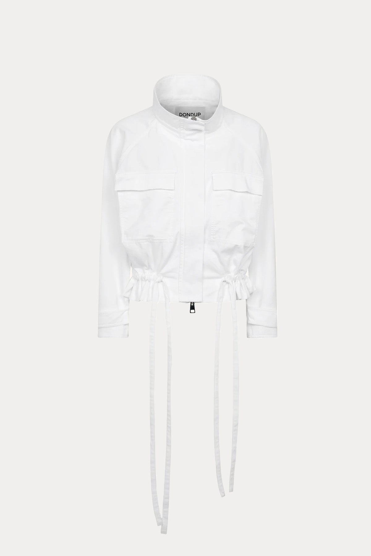 Dondup Dik Yaka Büzgü Detaylı Geniş Kesim Ceket