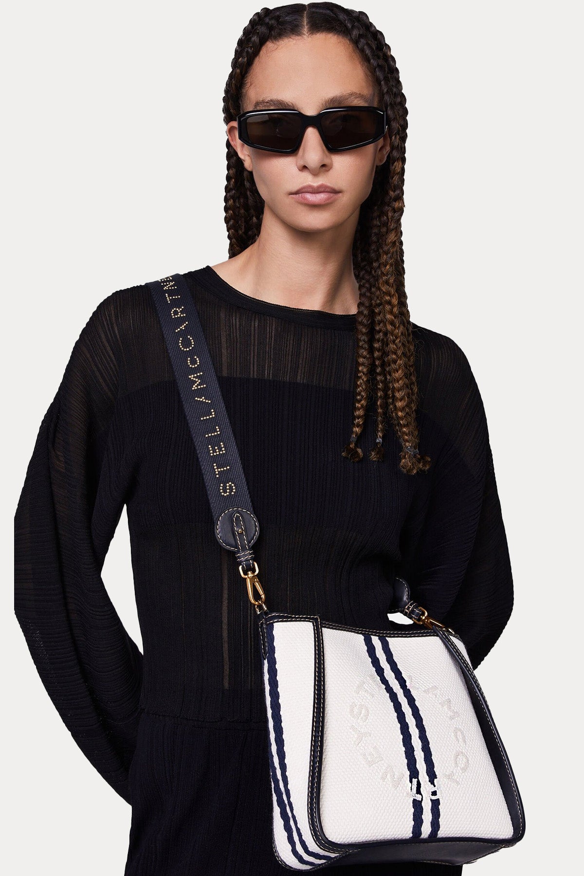 Stella Mccartney Logolu Ryder Small Omuz Çantası