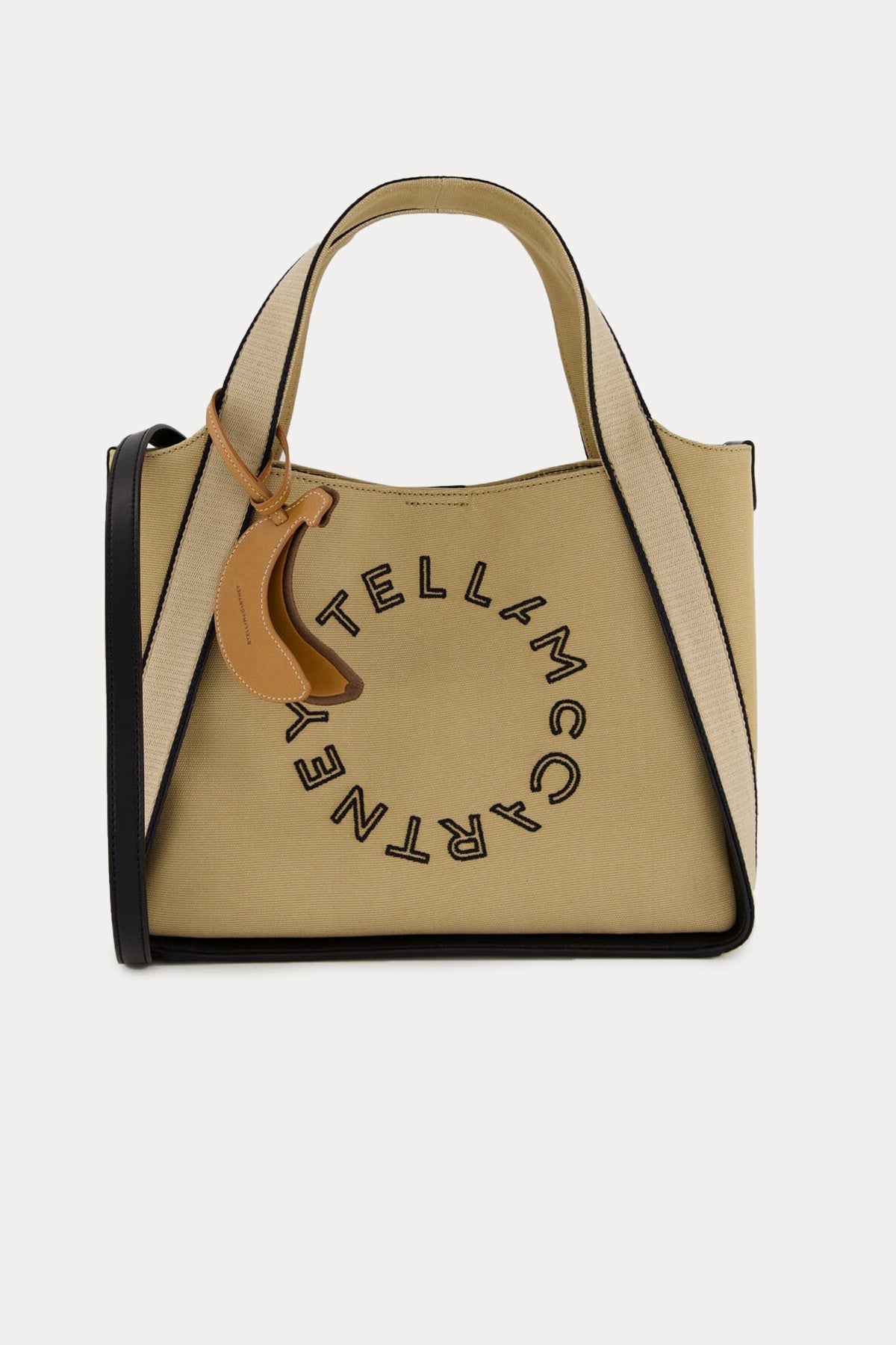 Stella Mccartney Bananatex Logolu Medium Kanvas Omuz Çantası