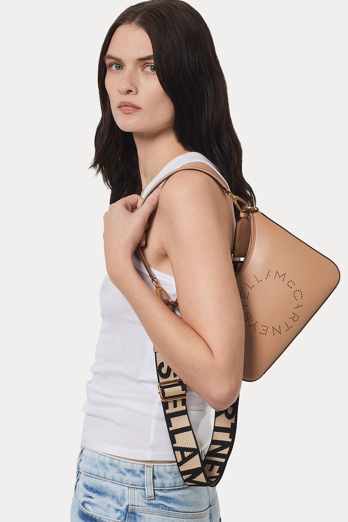 Stella Mccartney Logolu Small Omuz Çantası