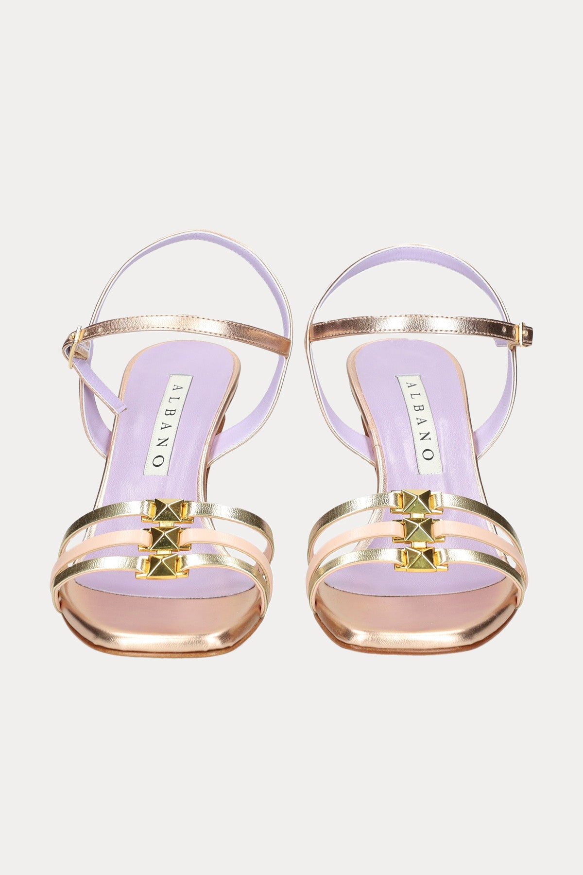 Albano Küt Burunlu Topuklu Deri Abiye Ayakkabı