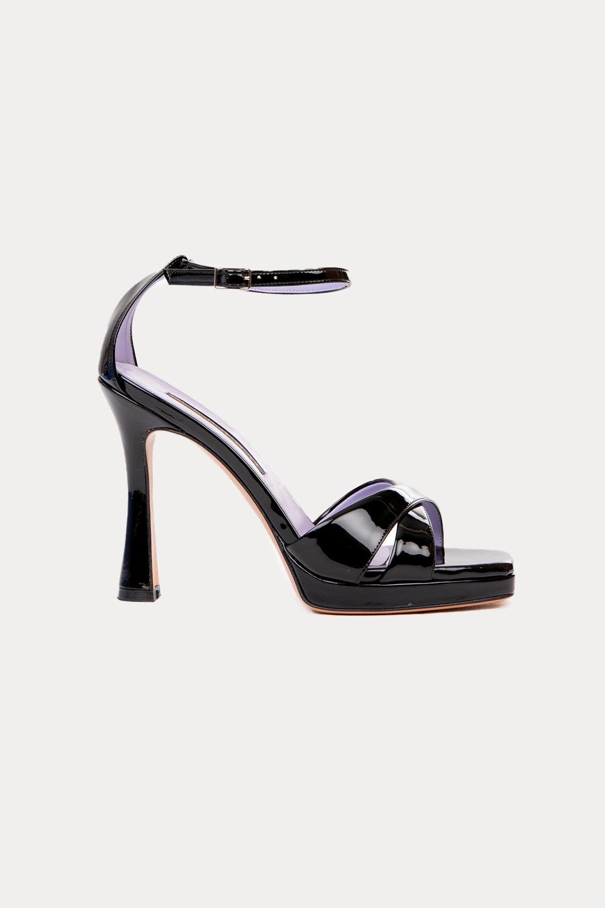 Albano Küt Burun Topuklu Rugan Deri Abiye Ayakkabı