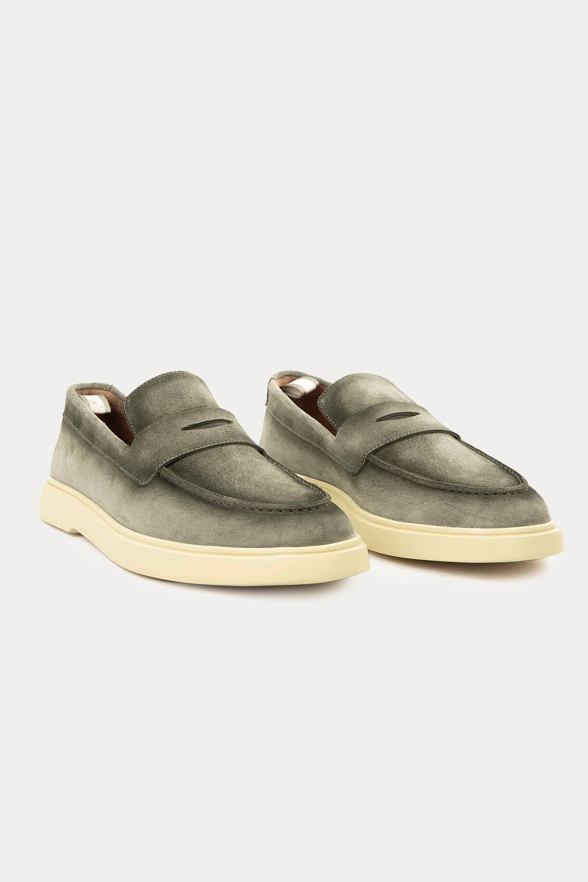 Officine Creative Bones Extralight Tabanlı Süet Loafer Ayakkabı