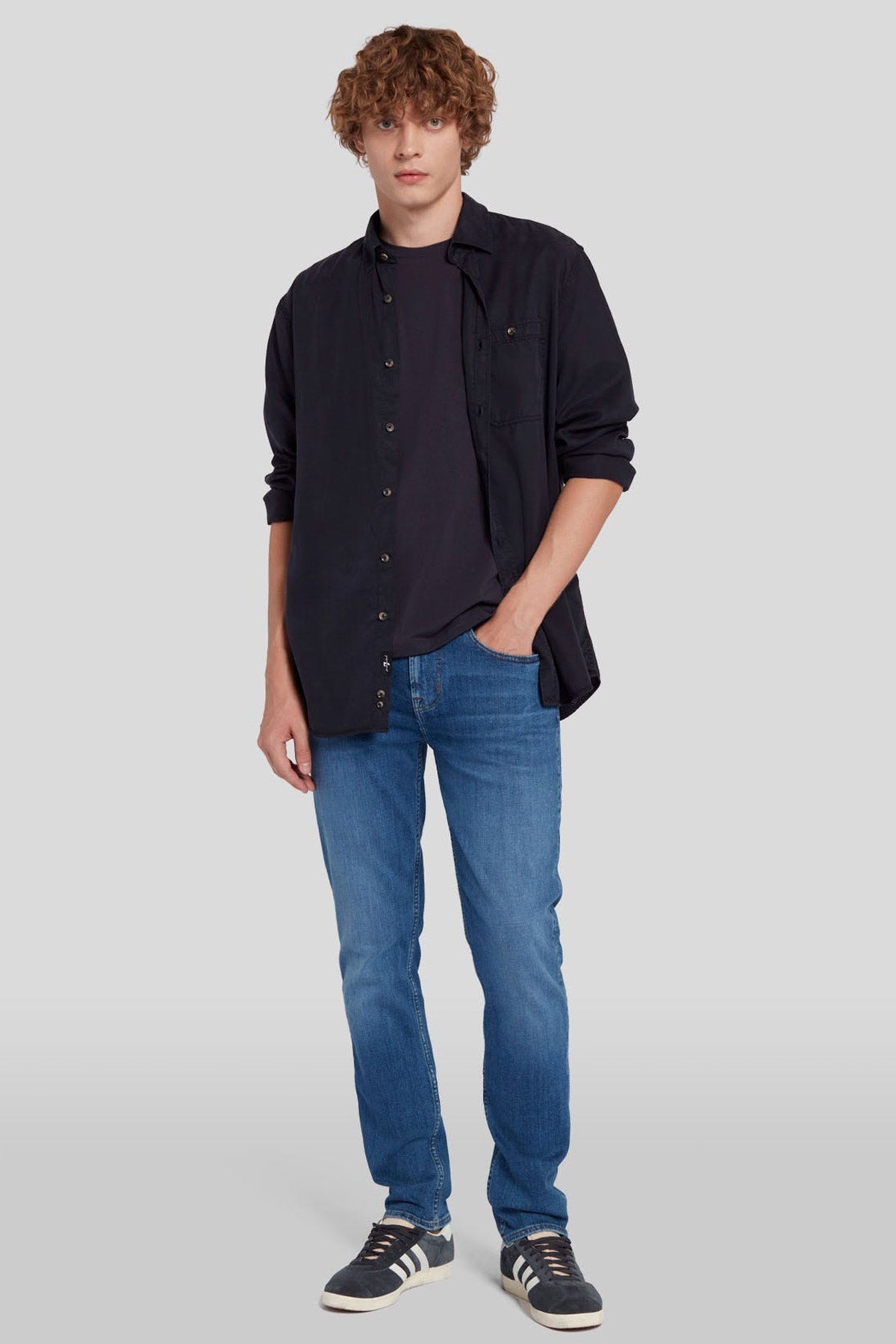 7 For All Mankind Slimmy Tapered Modern Slim Fit Jeans