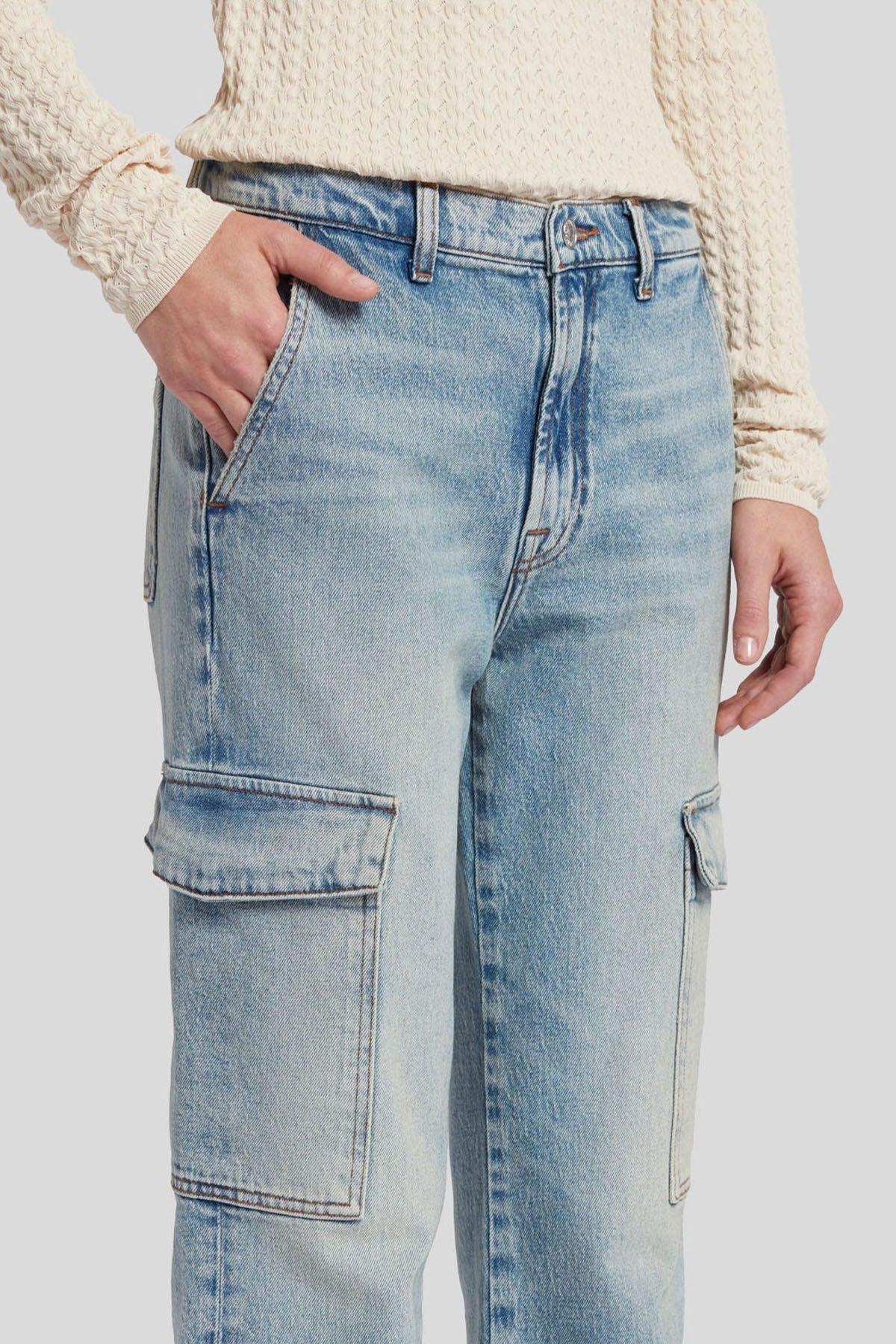 7 For All Mankind Logan Kargo Cepli Jeans