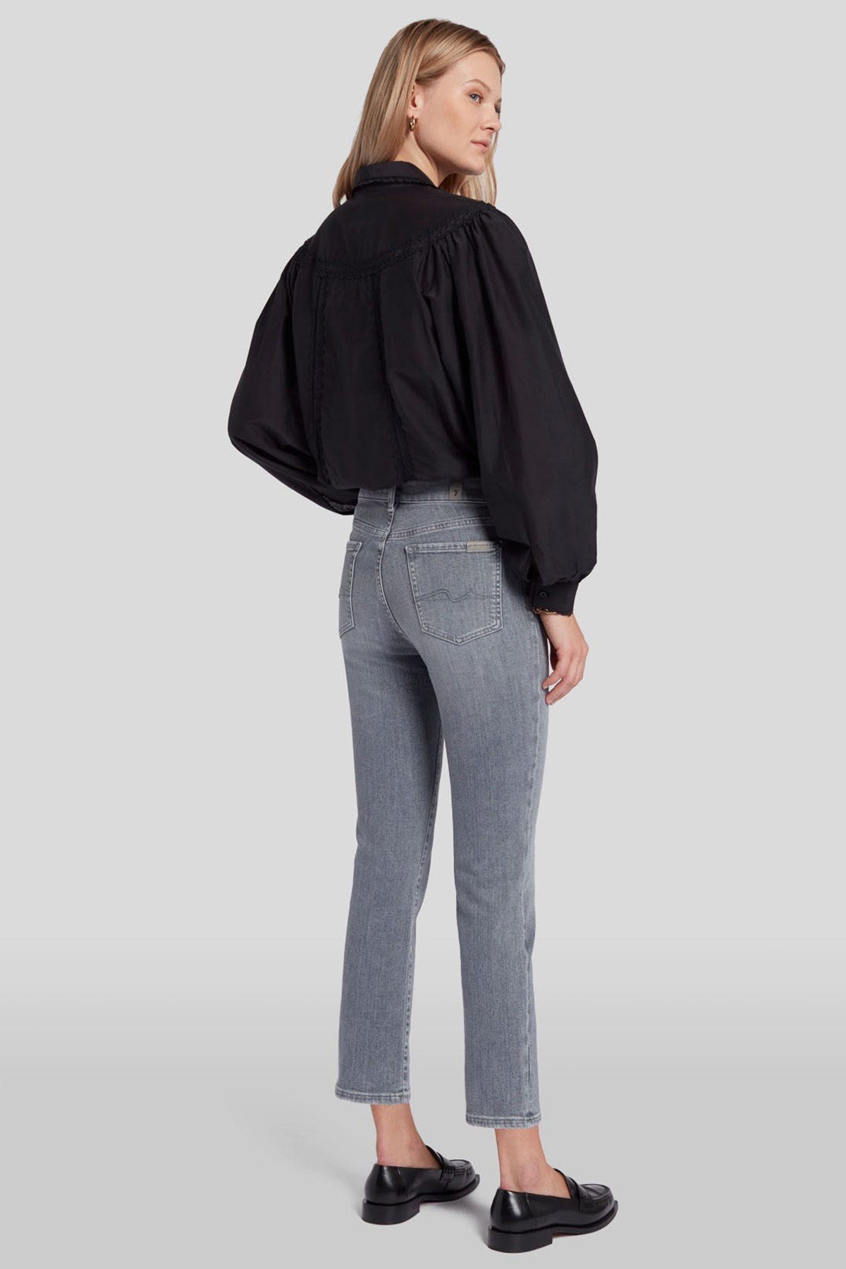 7 For All Mankind The Straight Crop Slim Fit Jeans-Jeans-Libas