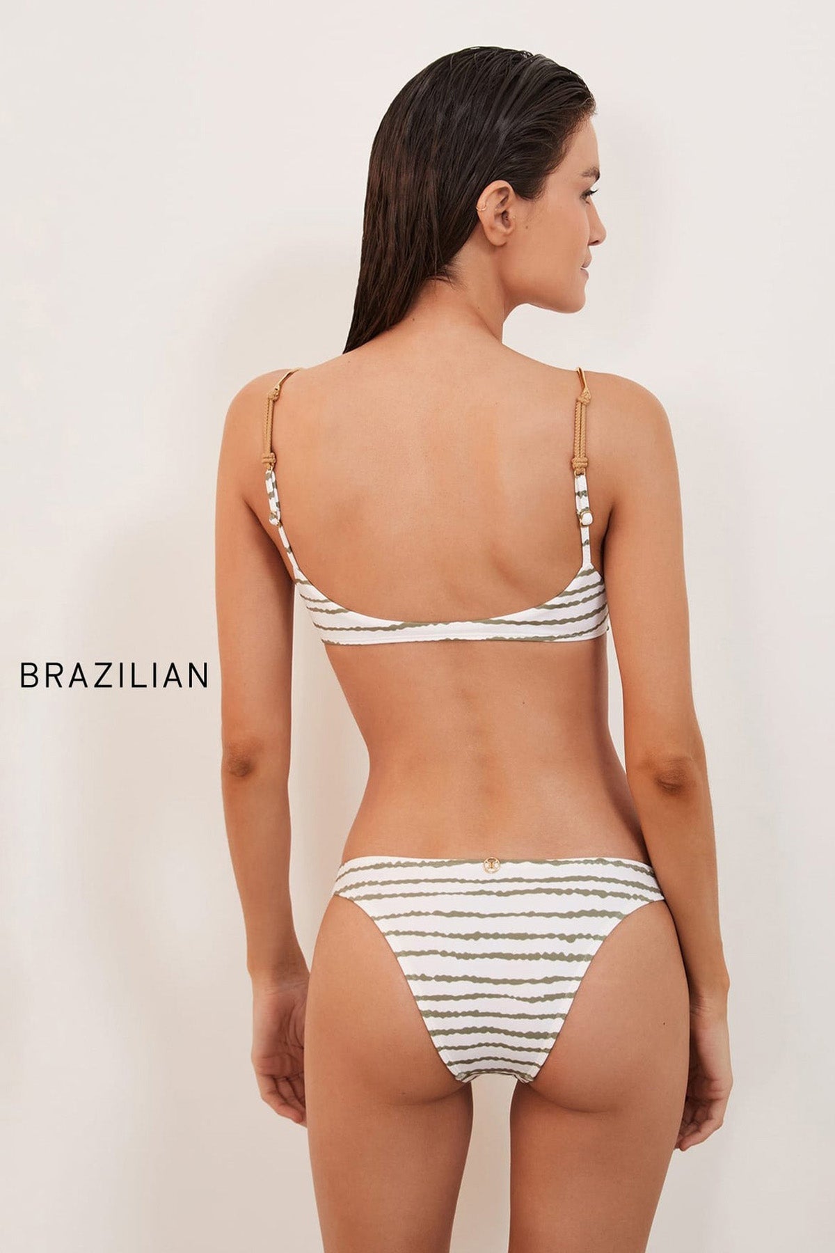 Vix Borea Mandy Boyundan Bağlamalı Çizgili Bikini