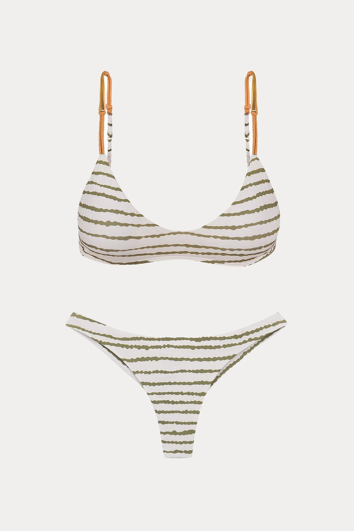 Vix Borea Mandy Boyundan Bağlamalı Çizgili Bikini