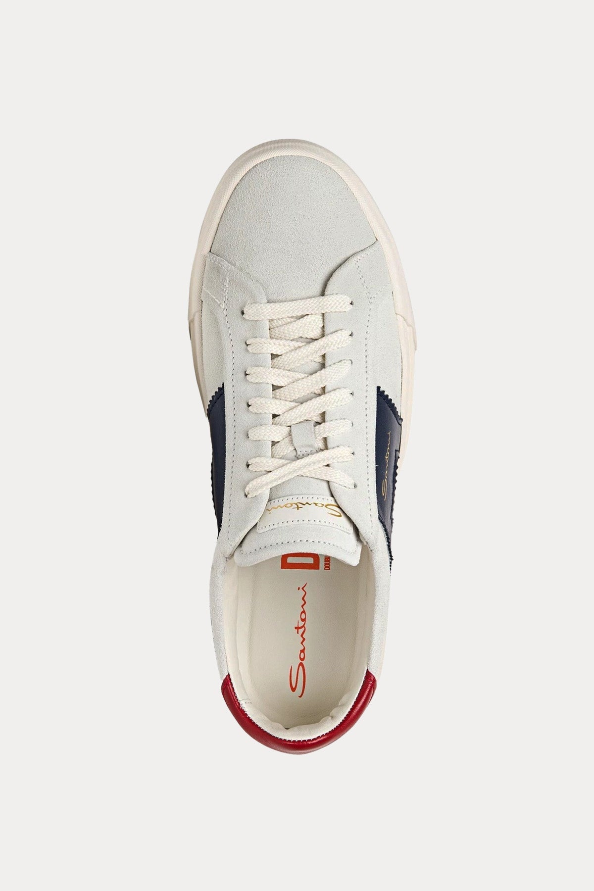 Santoni Double Buckle Süet Sneaker Ayakkabı