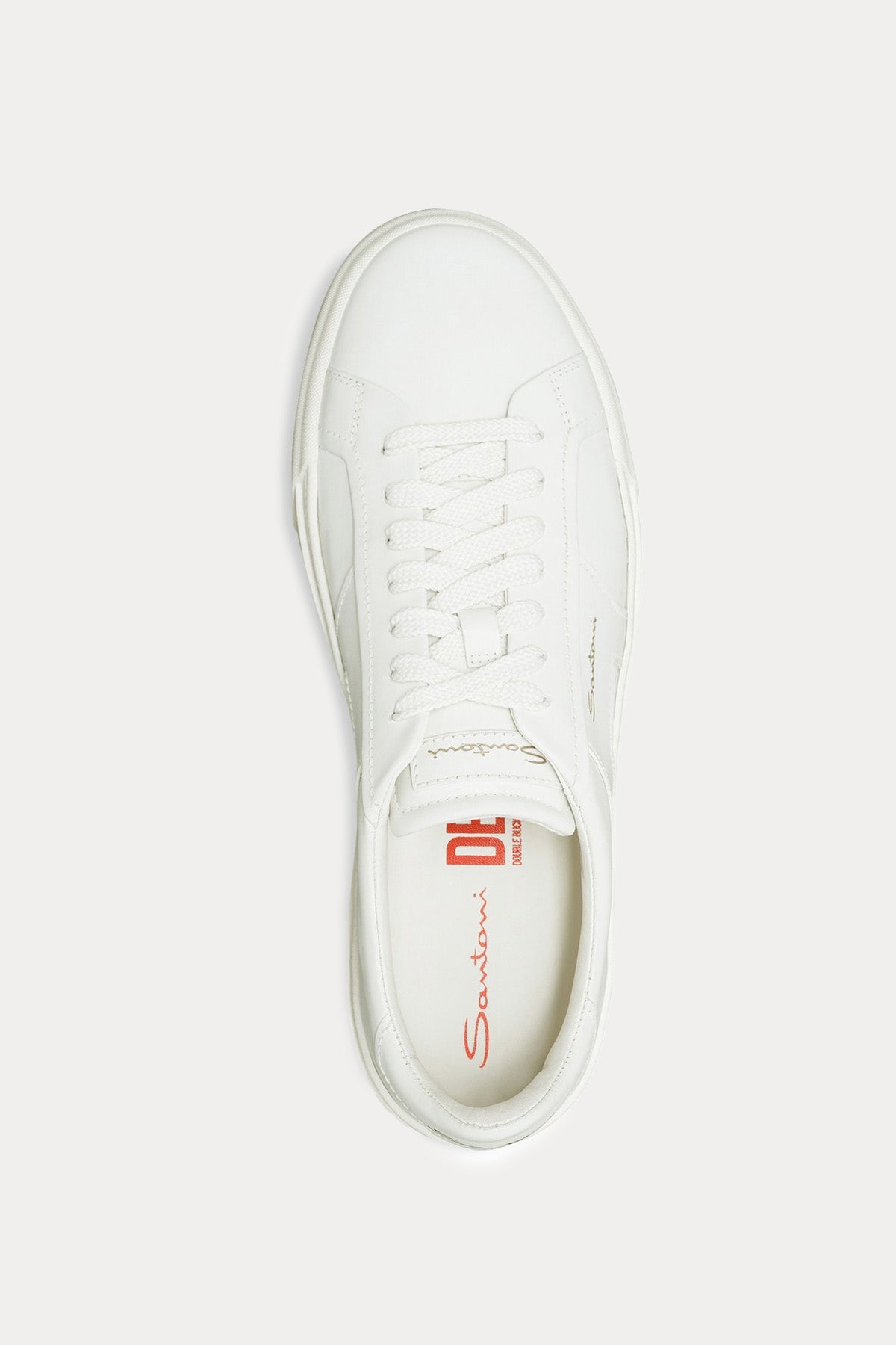 Santoni Double Buckle Deri Sneaker Ayakkabı