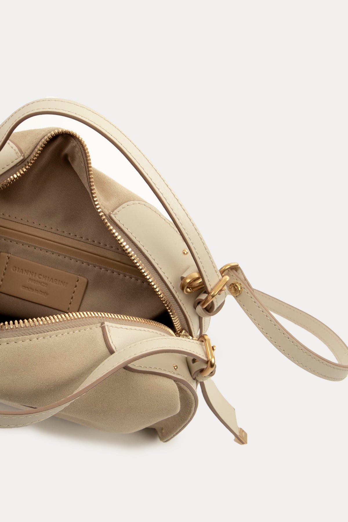 Gianni Chiarini Camelia Süet Omuz Çantası-Çanta-Libas