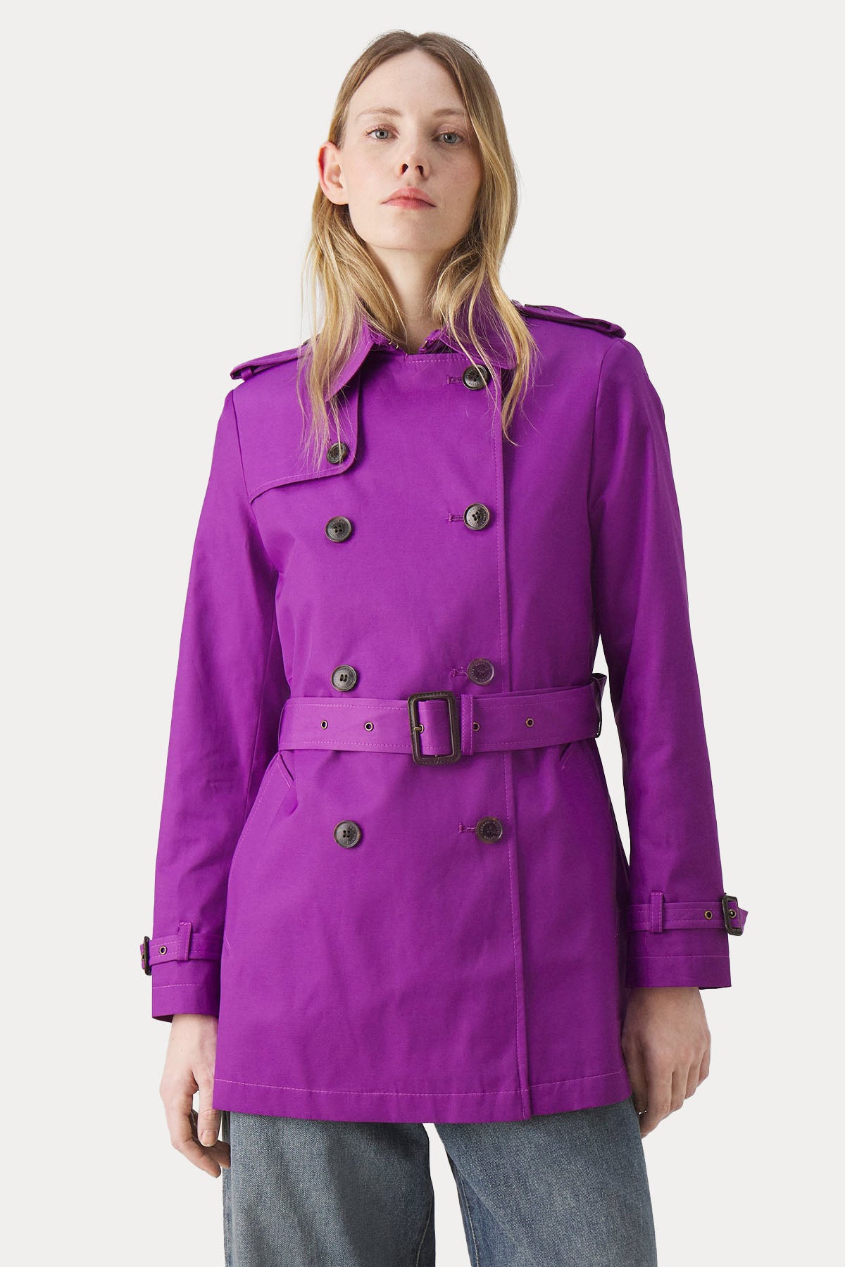 Polo Ralph Lauren Kruvaze Kemerli Trençkot