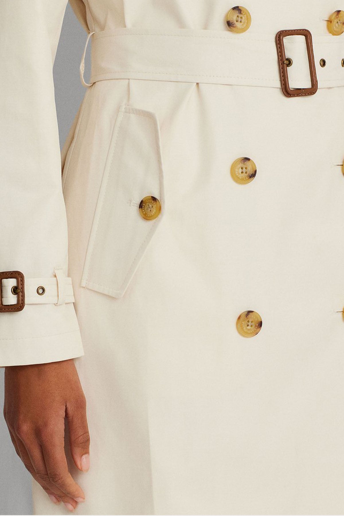 Polo Ralph Lauren Kruvaze Kemerli Trençkot