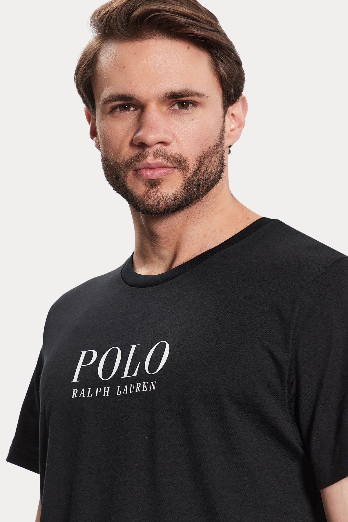 Polo Ralph Lauren Custom Fit Yuvarlak Yaka Logolu T-shirt-T-shirt-Libas