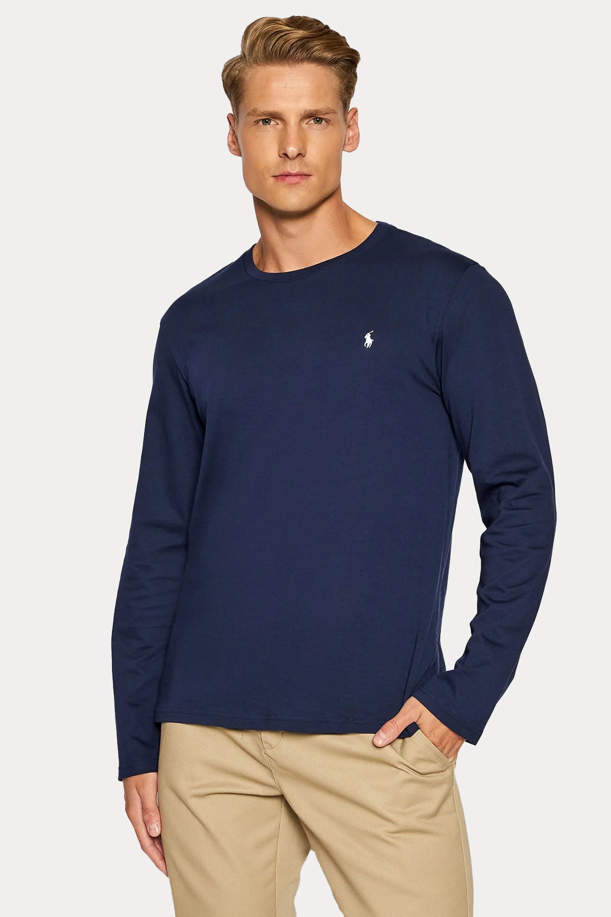 Polo Ralph Lauren Yuvarlak Yaka Logolu T-shirt