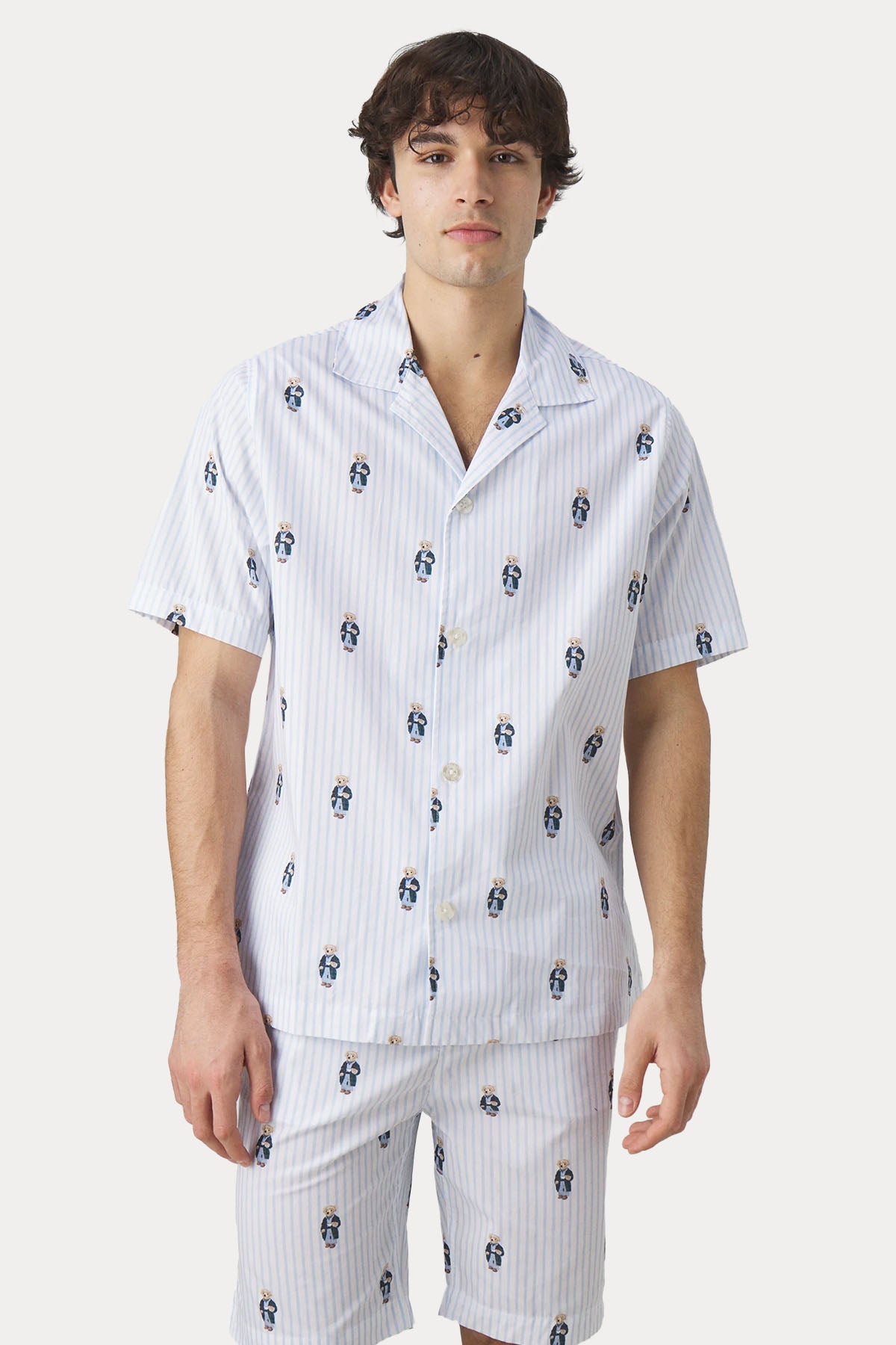 Polo Ralph Lauren Polo Bear Beli Lastikli Çizgili Pijama Altı