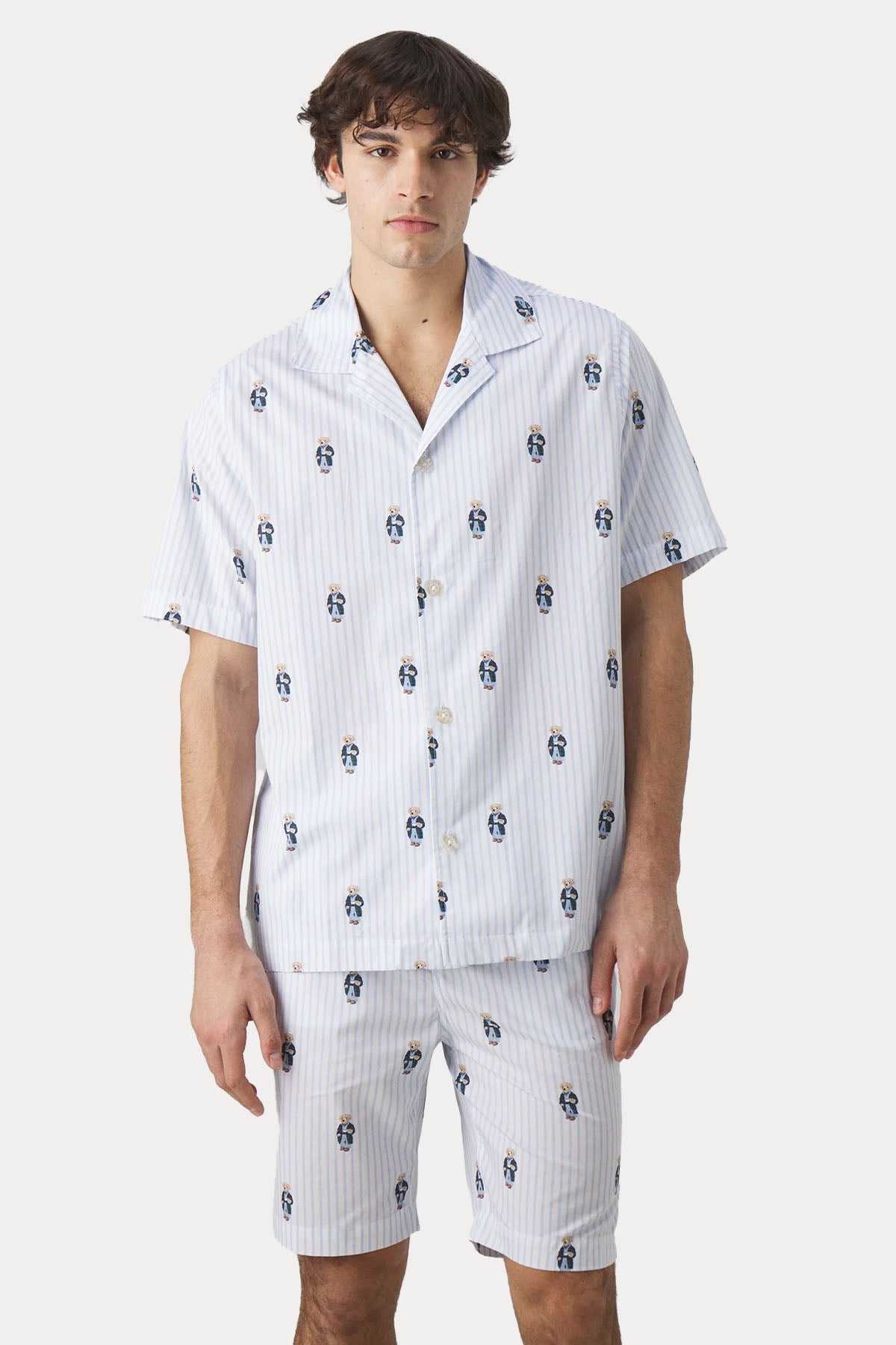 Polo Ralph Lauren Polo Bear Çizgili Pijama Takımı