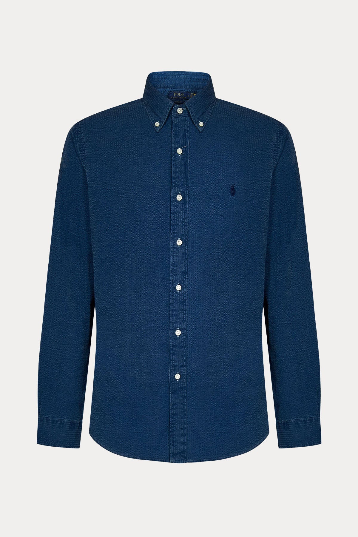 Polo Ralph Lauren Custom Fit Gofre Kumaş Gömlek-Gömlek-Libas