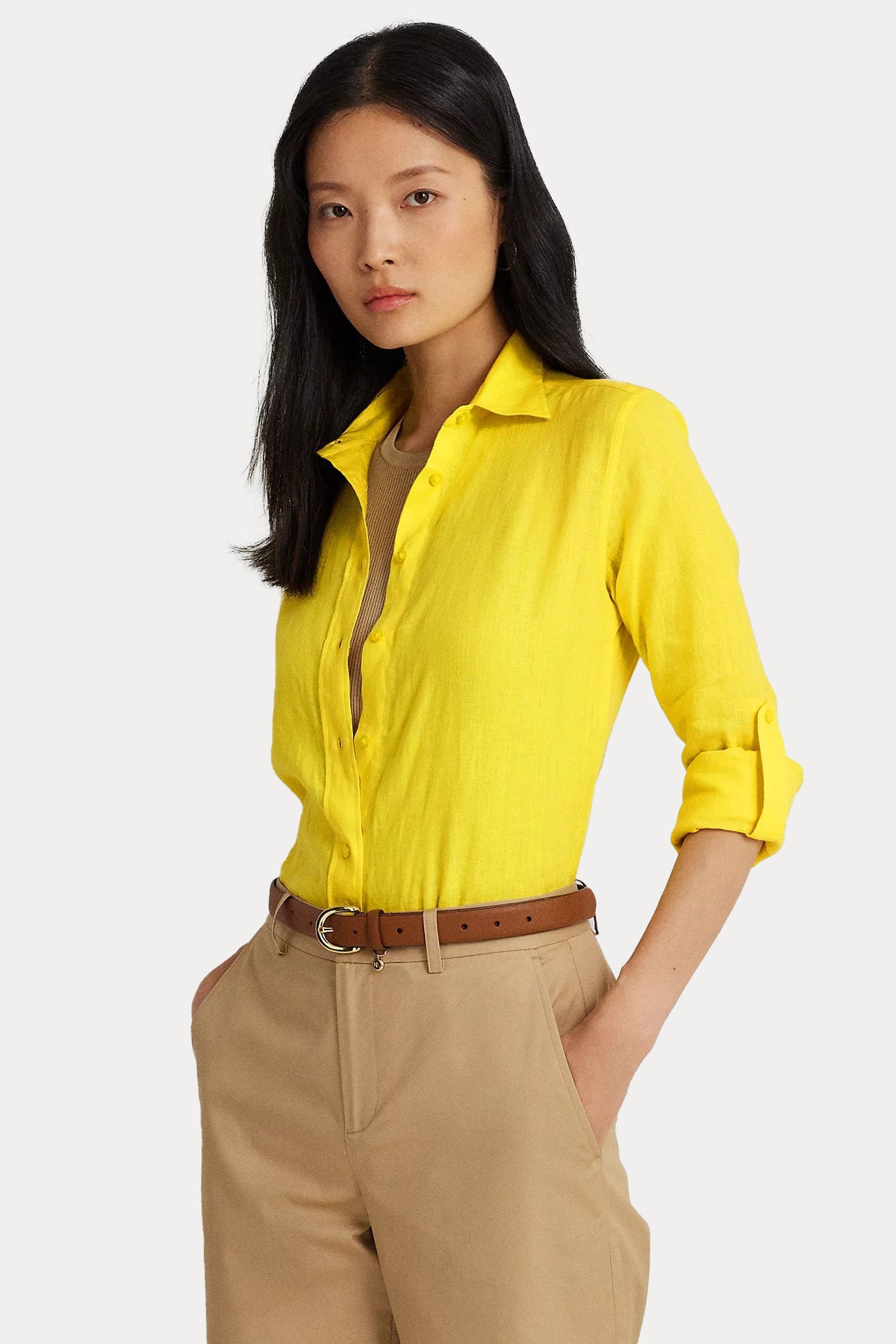 Polo Ralph Lauren Relaxed Fit Keten Gömlek