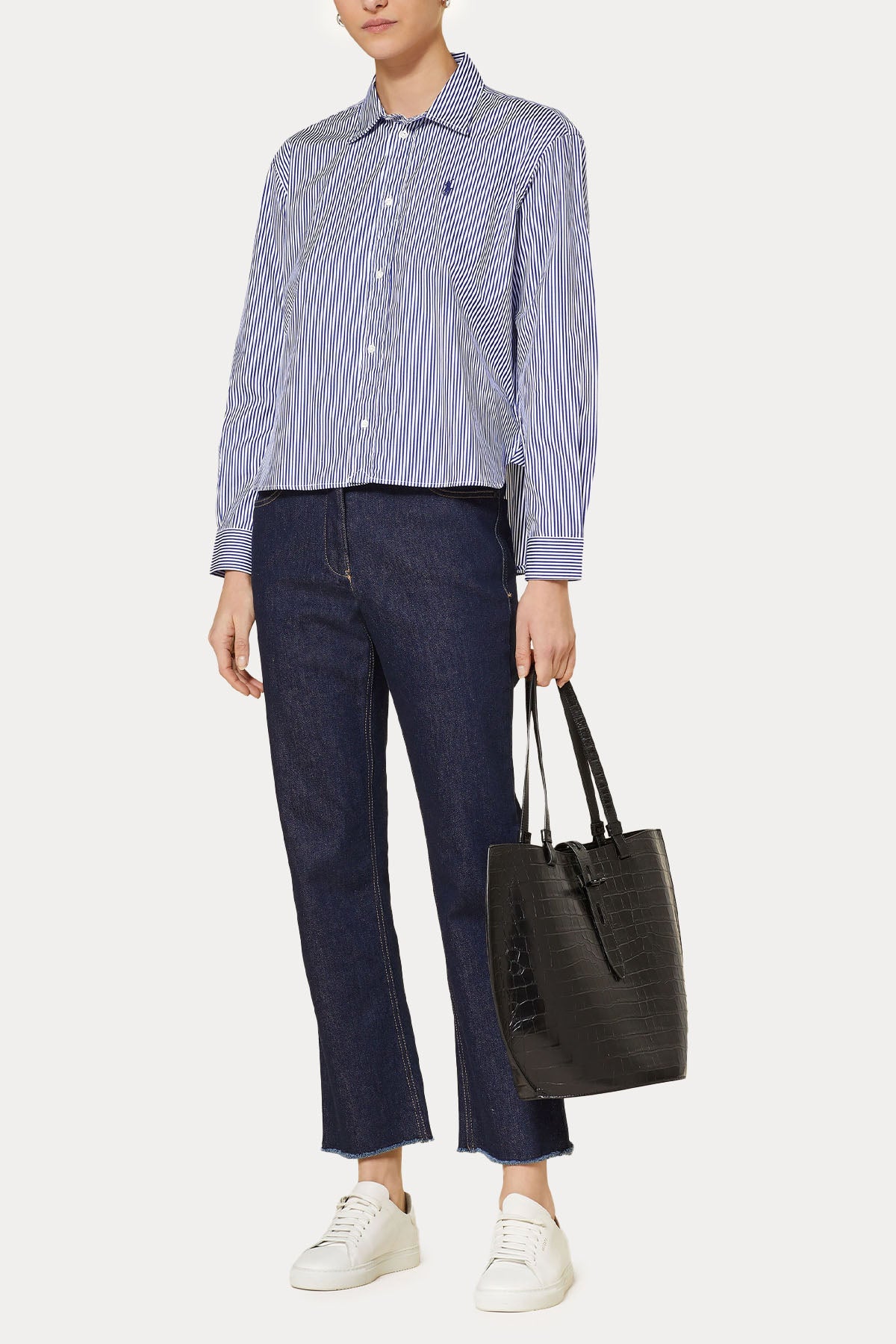 Polo Ralph Lauren Geniş Kesim Çizgili Gömlek