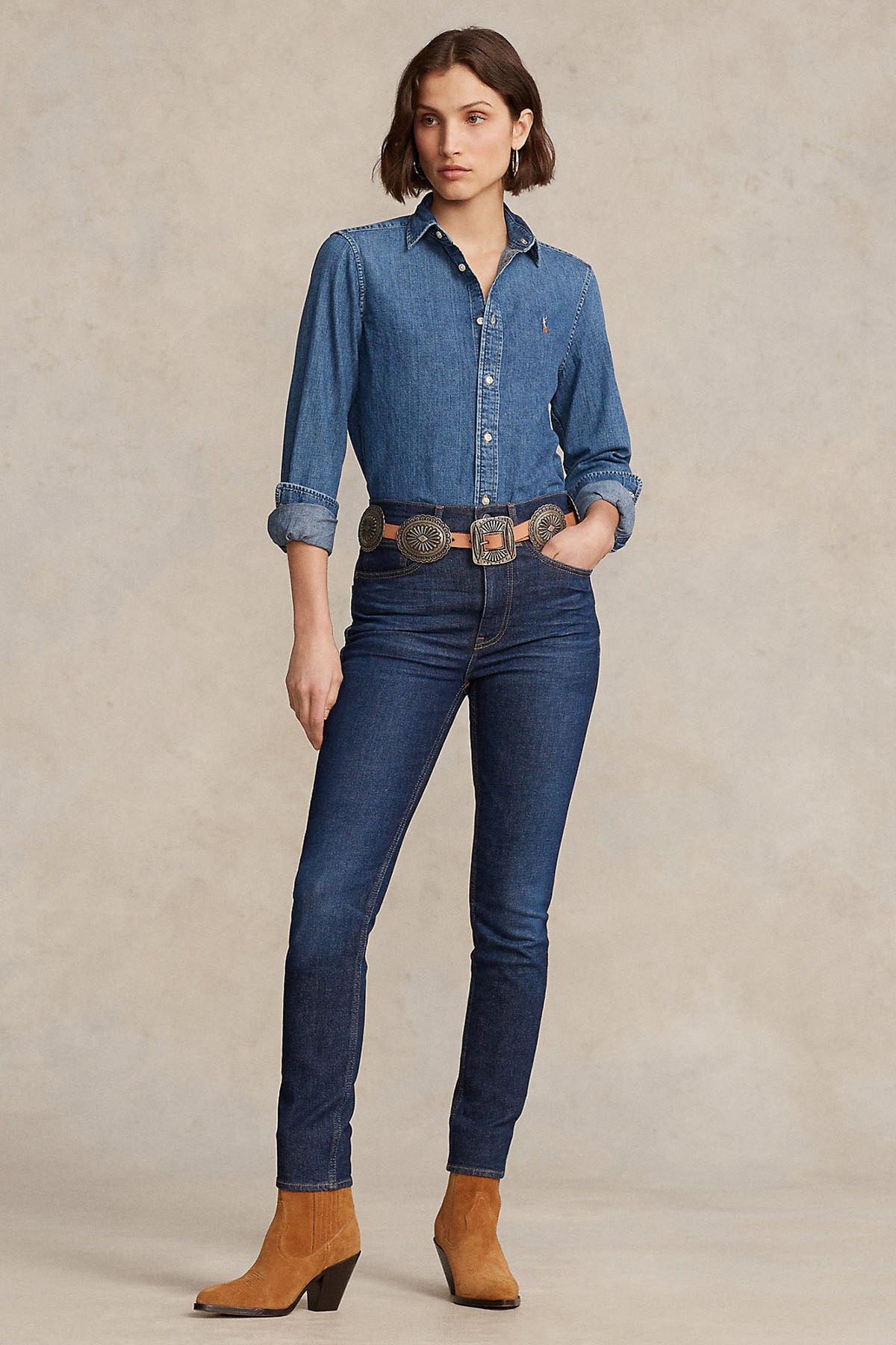 Polo Ralph Lauren Custom Fit Denim Gömlek