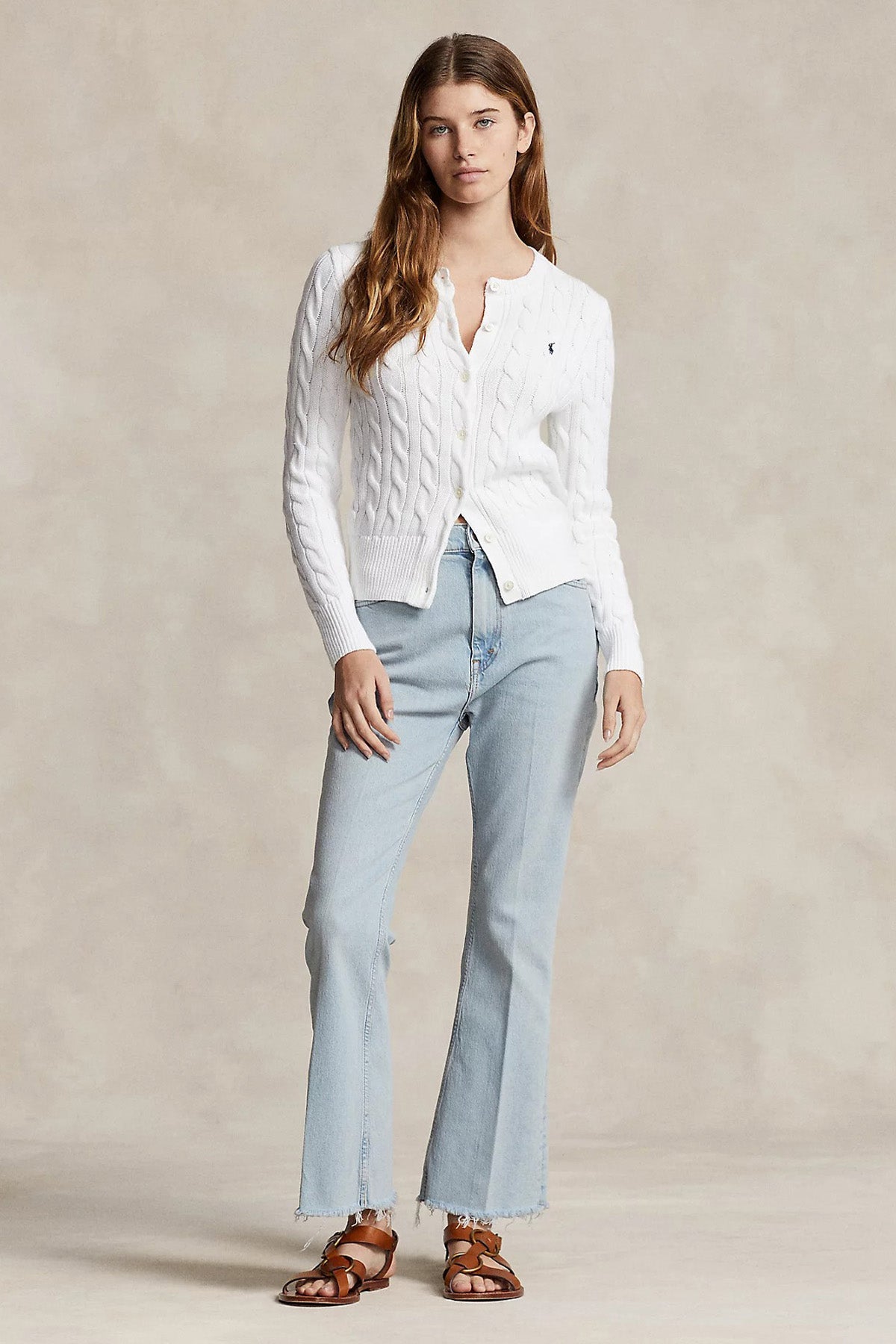 Polo Ralph Lauren Saç Örgü Triko Ceket