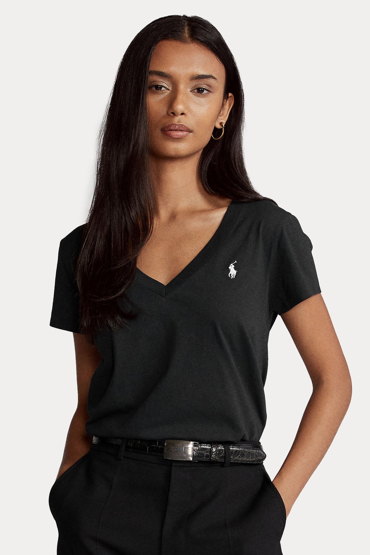 Polo Ralph Lauren Custom Fit V Yaka T-shirt