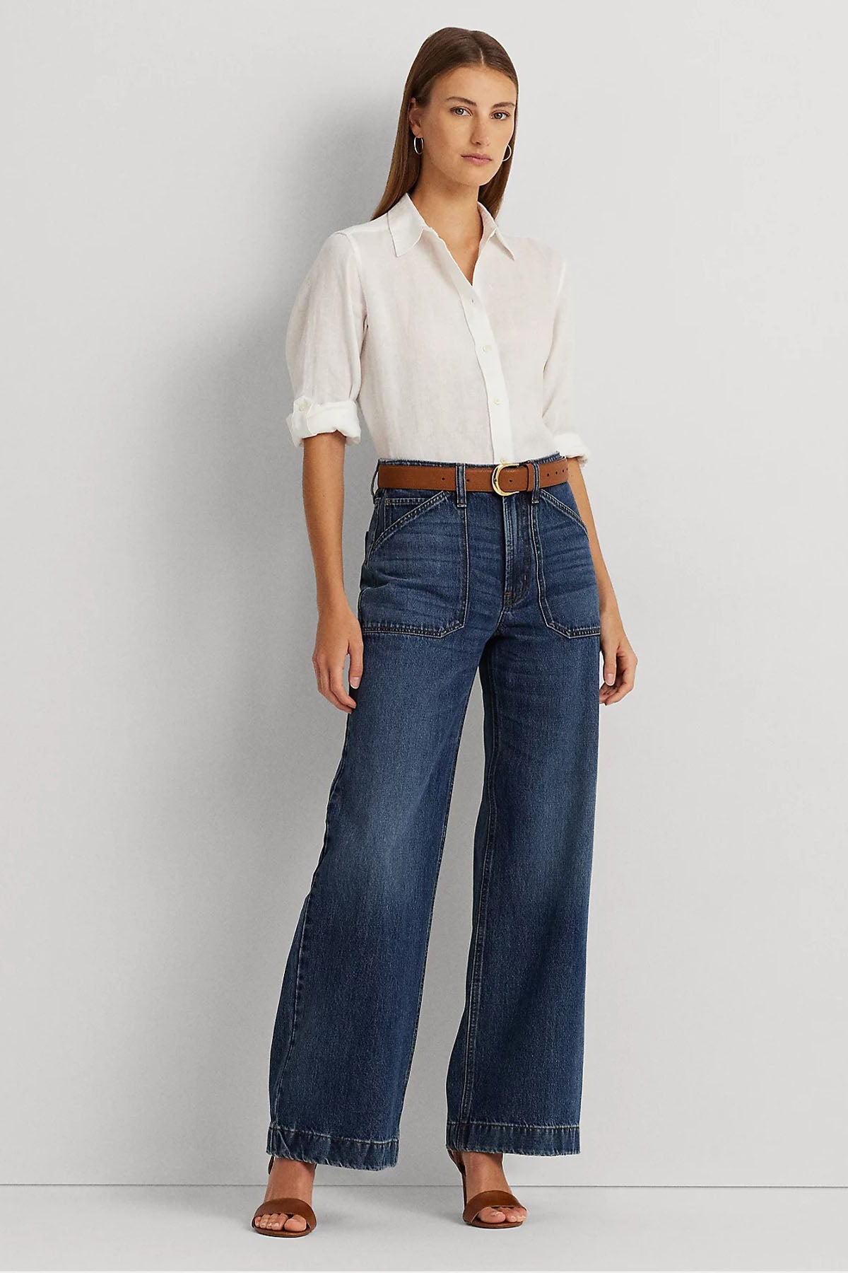 Polo Ralph Lauren Relaxed Fit Keten Gömlek