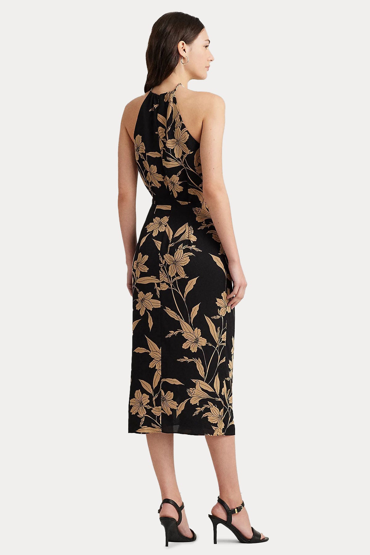 Polo Ralph Lauren Desenli Midi Elbise-Elbise-Libas