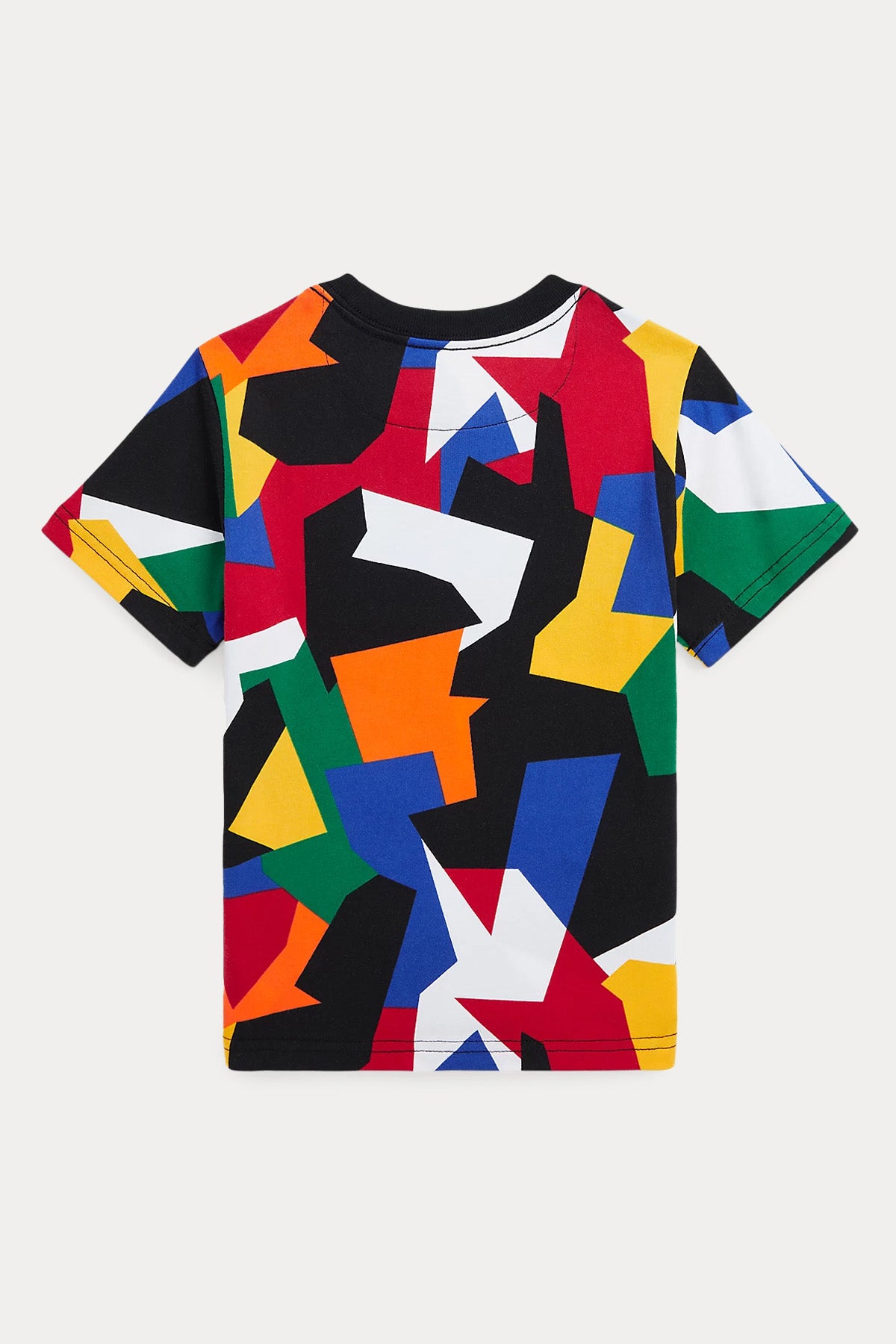 Polo Ralph Lauren Kids 5-7 Yaş Erkek Çocuk Yuvarlak Yaka Desenli T-shirt