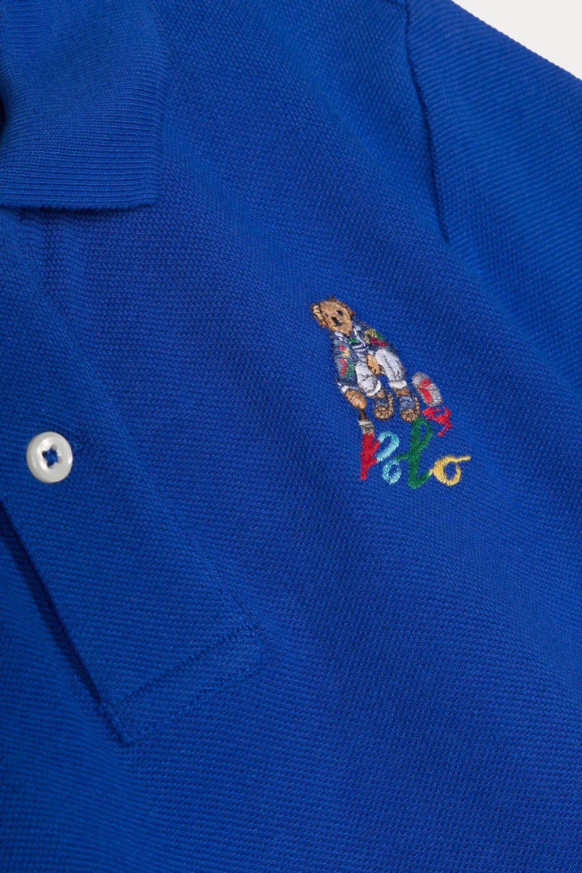 Polo Ralph Lauren Kids S-L Beden Erkek Çocuk Polo Bear Polo Yaka T-shirt